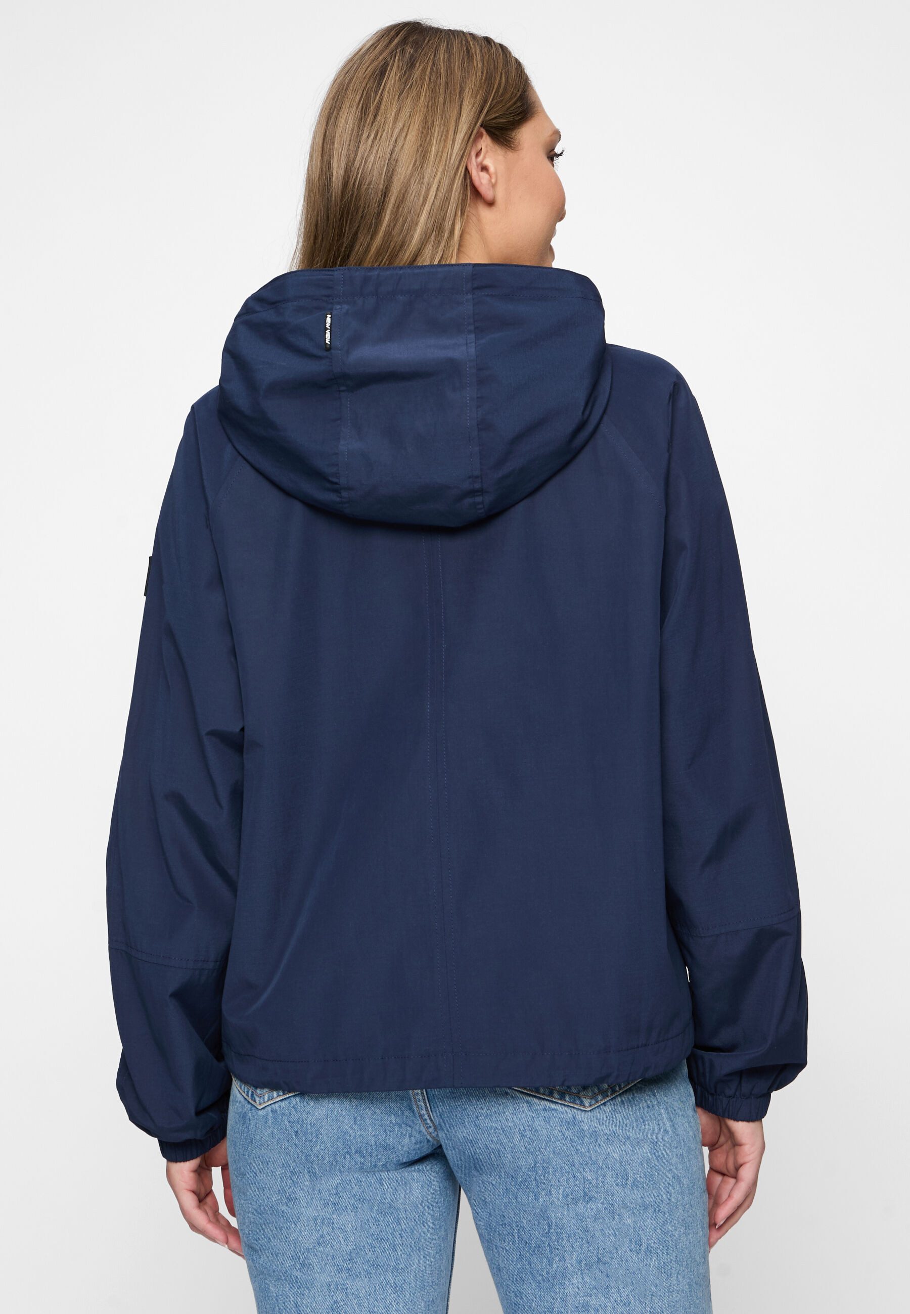 New View Funktionsjacke Mara (1-St) verstellbare Kapuze mit geprägtem Band