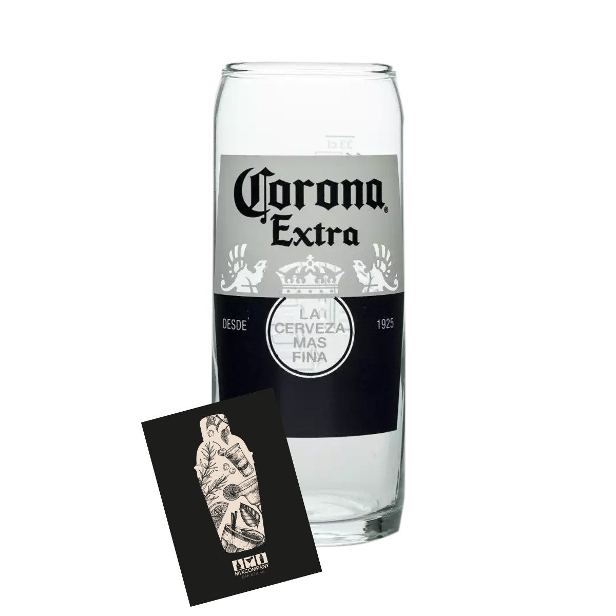 Corona Bierglas Corona Extra Desde 1925 Bierglas 33cl geeicht La Cerveza Mas Fina 1 x
