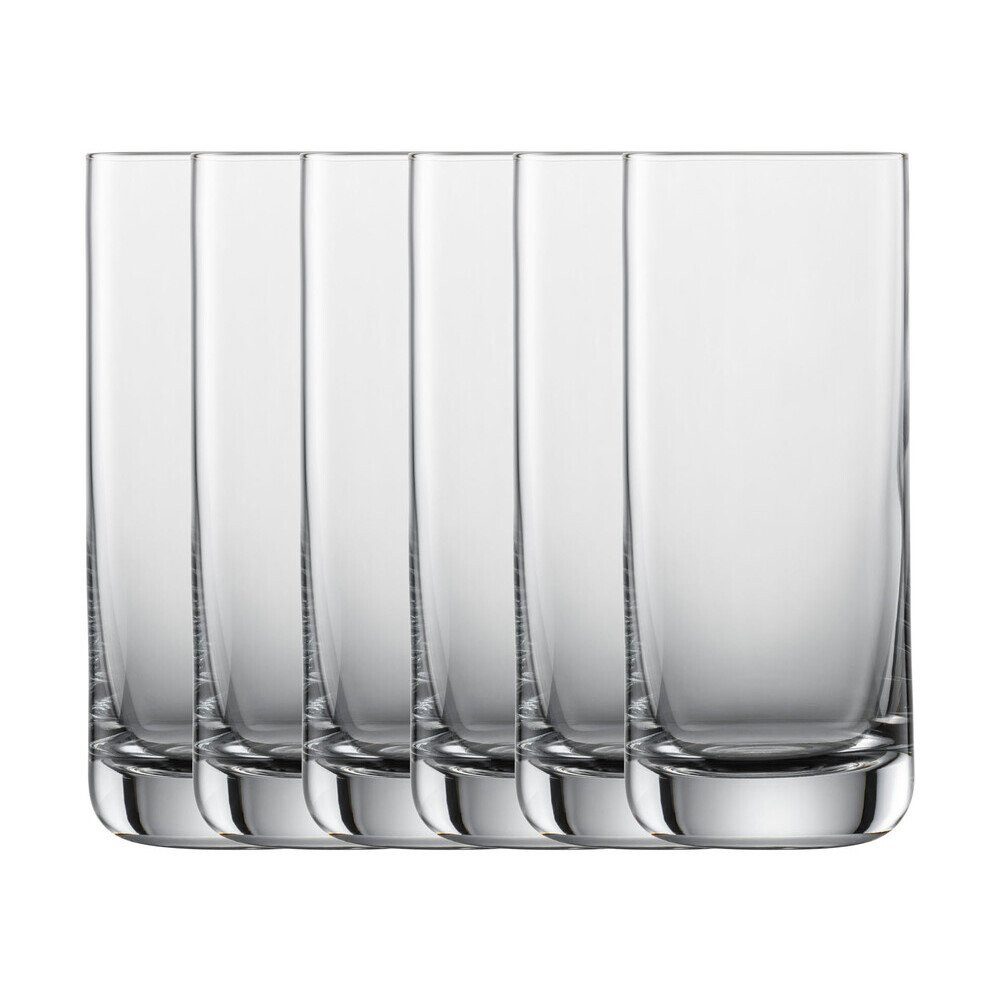 SCHOTT ZWIESEL Longdrinkglas Longdrinkglas 6er-Set Simple klar, 6-tlg., Tritan-Kristallglas, 390ml, Tritan-Kristallglas, spülmaschinenfest, bruchsicher