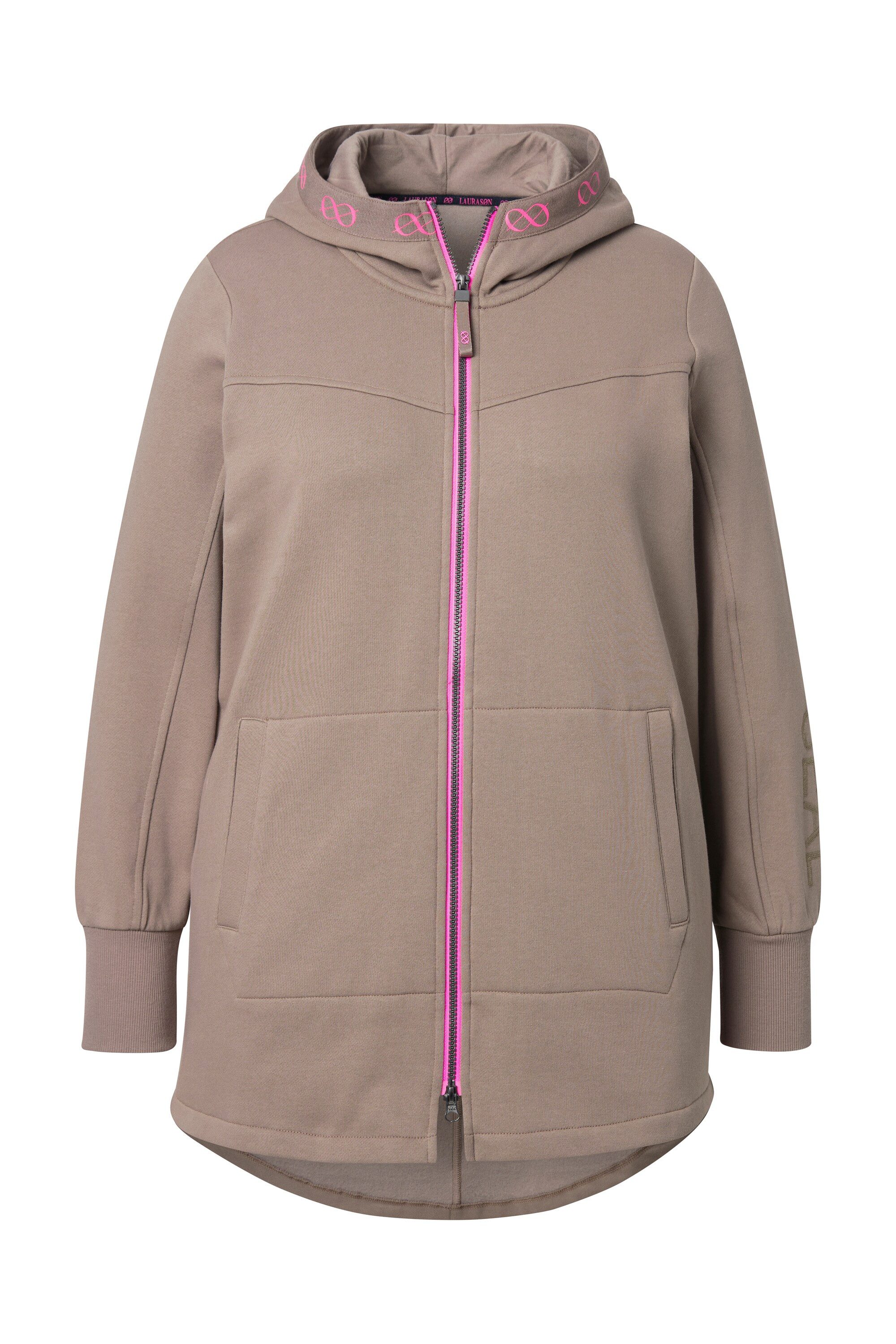 Laurasøn Sweatjacke Sweatjacke Kapuze Langarm günstig online kaufen