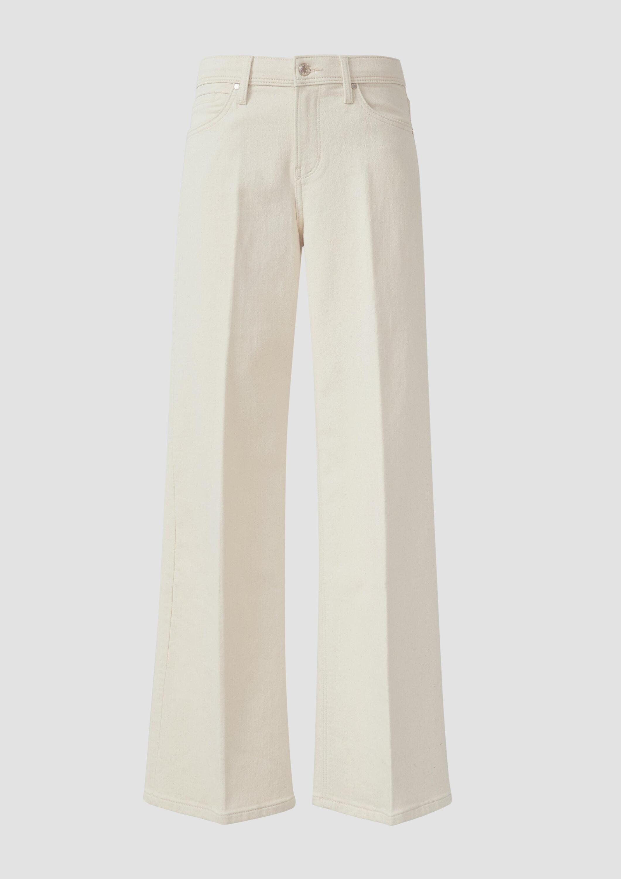 s.Oliver Weite Jeans Jeans-Hose SURI Jeans Suri / Regular Fit / Mid Rise / Wide Leg / Sweat-Denim