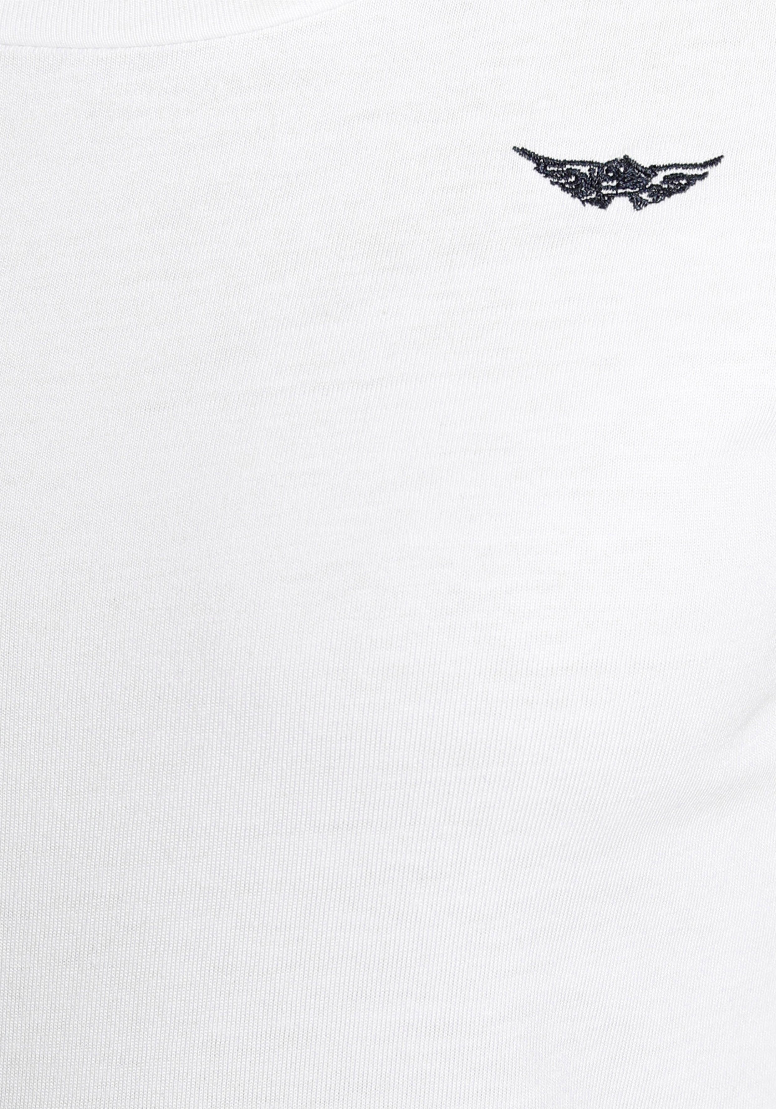 Arizona T-Shirt Kurzarm, figurbetont, Basic-Stil, aus Baumwollmischung