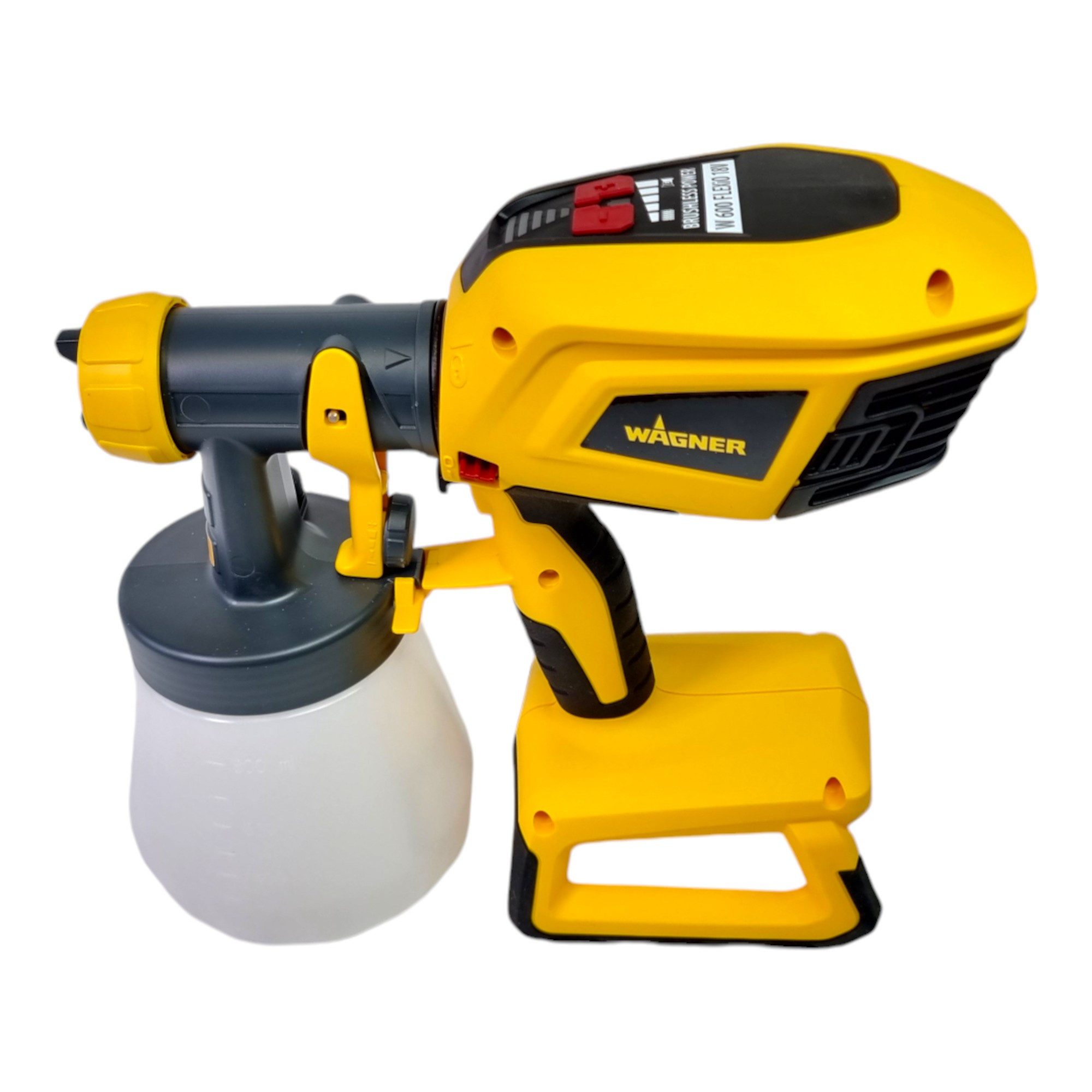 WAGNER Farbsprühgerät W600 FLEXiO Universal Sprayer Akku Farbsprühsystem 18 V POWER FOR ALL