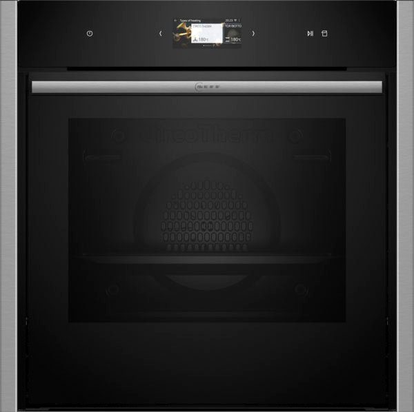 NEFF Backofen N 90 B64FS31N0, mit Teleskopauszug nachrüstbar, EasyClean®, Optimaler Zugang dank Slide&Hide® & gesundes Dämpfen bis 120 °C
