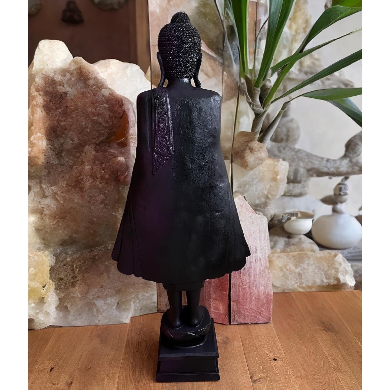 143cm Statue 'Freitag' Thailand Asien Wochentags Buddhafigur Buddha groß LifeStyle Holz Figur