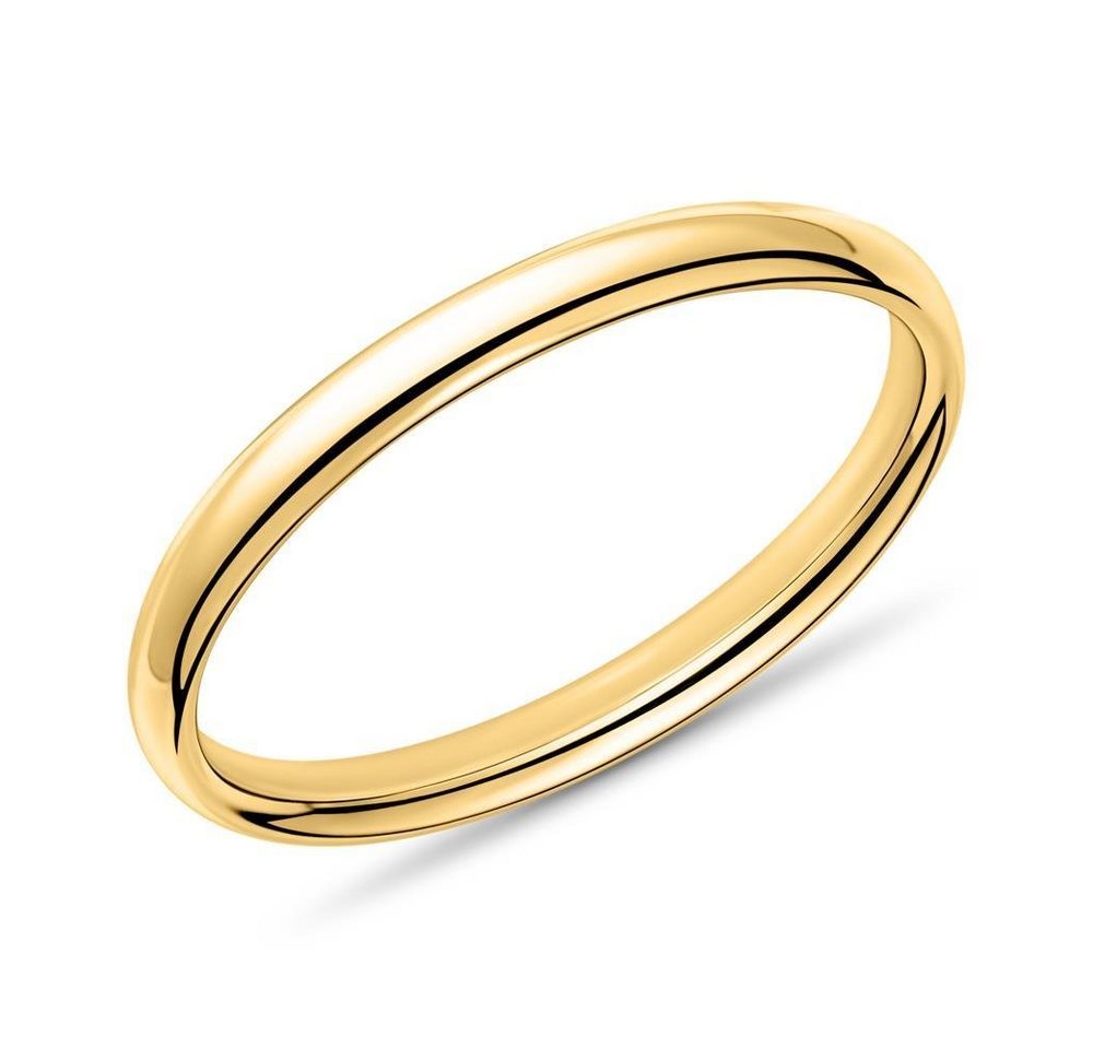 JEWLIX Goldring Filigran aus 14-karätigem Gold - 2mm Breit ER0005