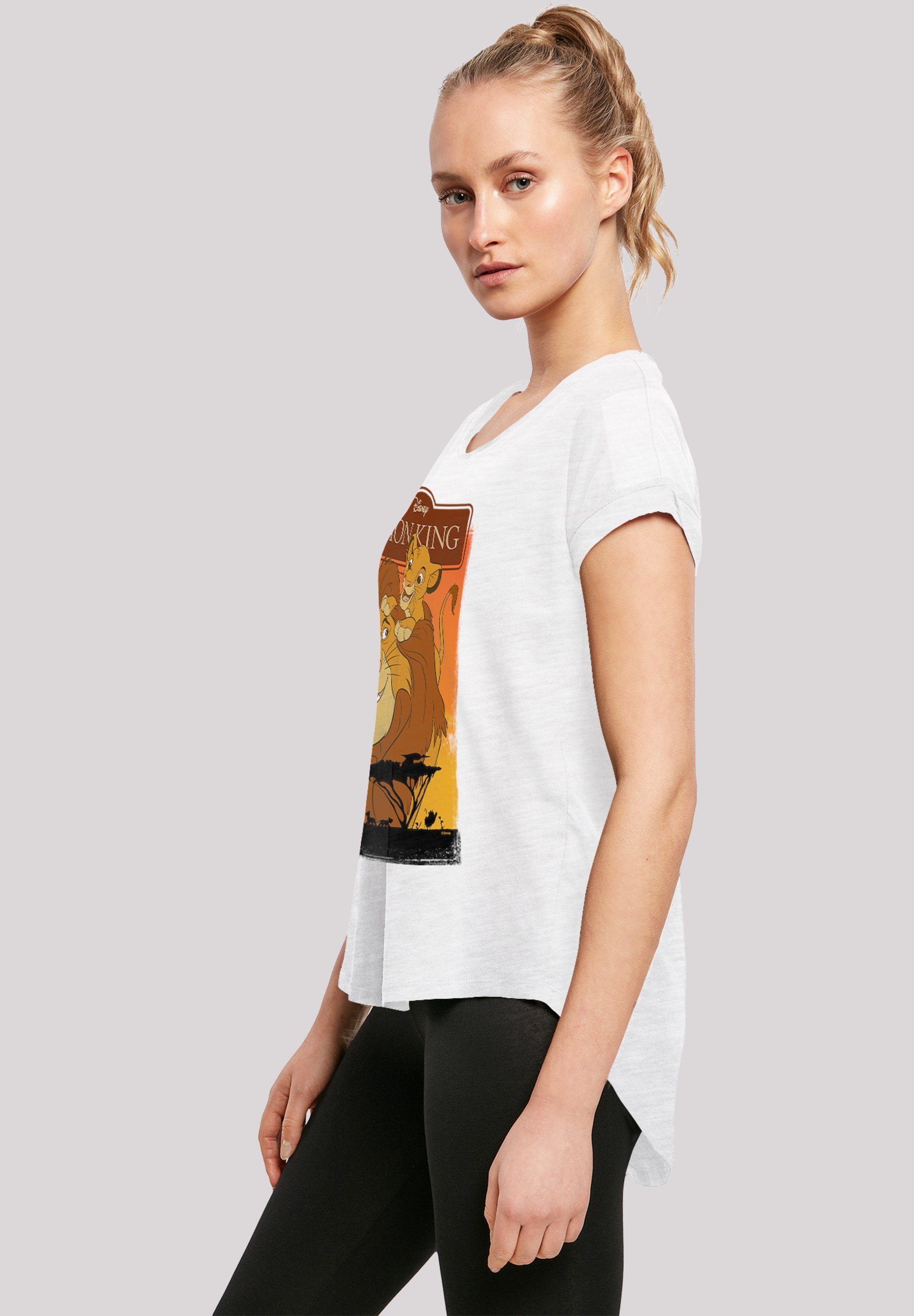 Damen Shirts F4NT4STIC T-Shirt Long Cut T-Shirt Disney Der König der Löwen Simba und Mufasa