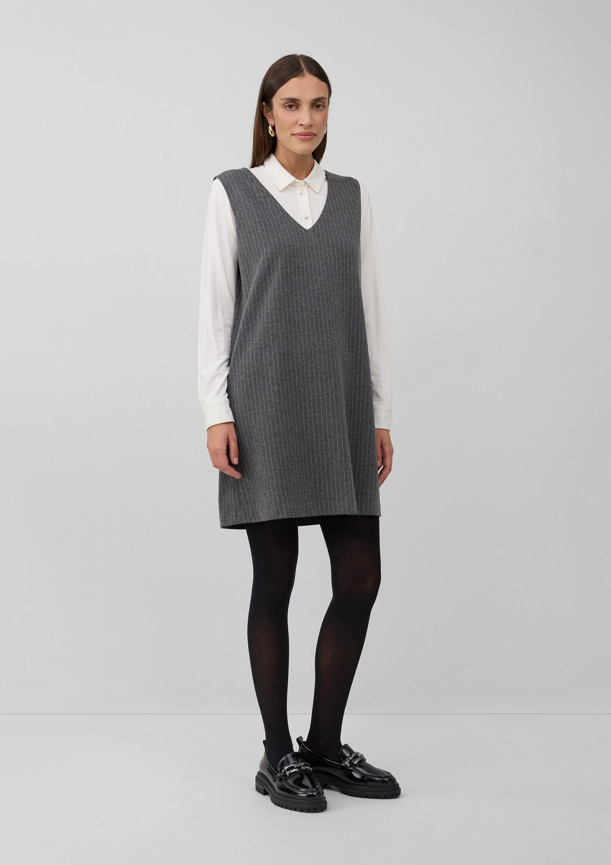 s.Oliver Minikleid Kleid Kleid im A-Shape mit Nadelstreifen günstig online kaufen