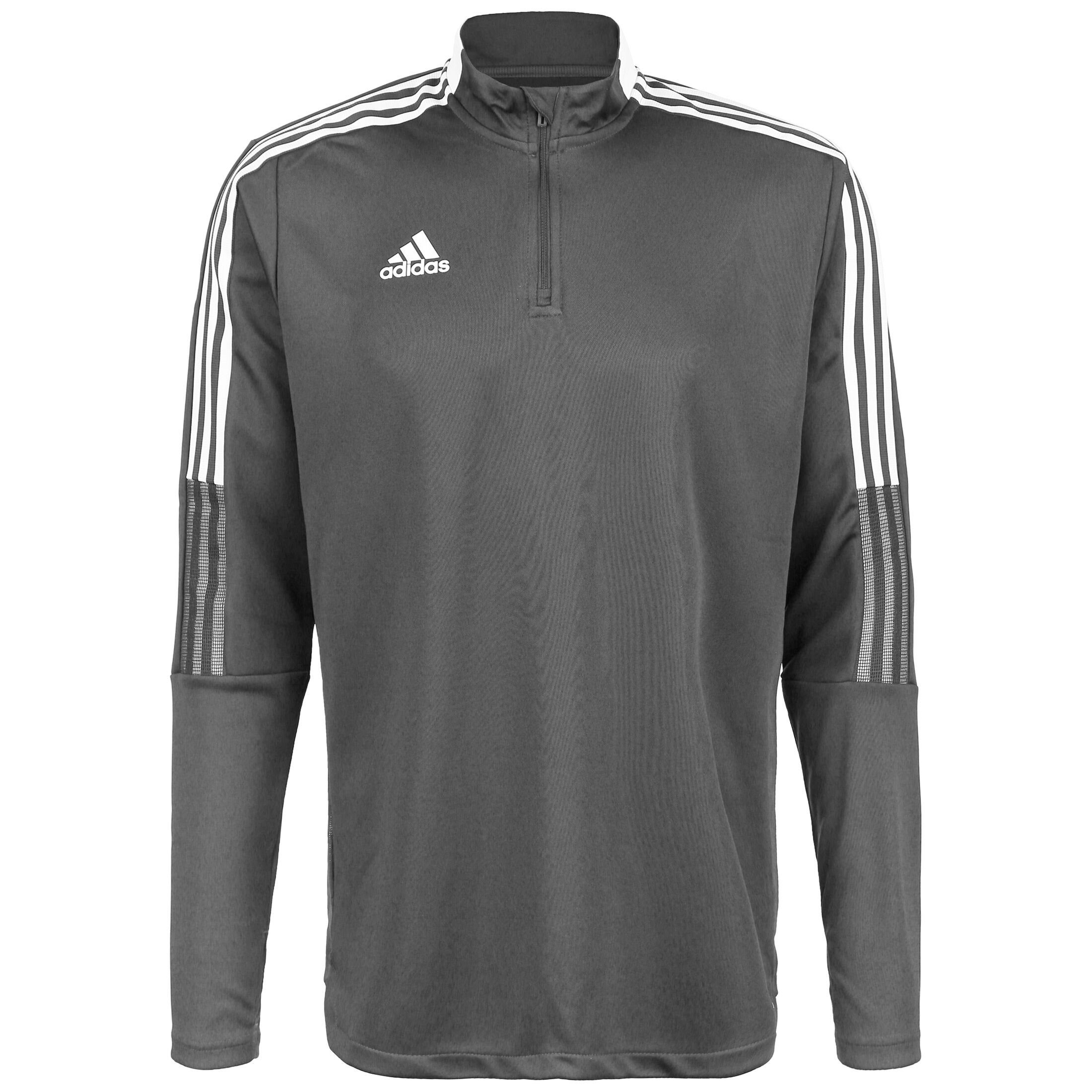 adidas Performance Sweatshirt Tiro 21 Trainingssweat Herren grau / weiß