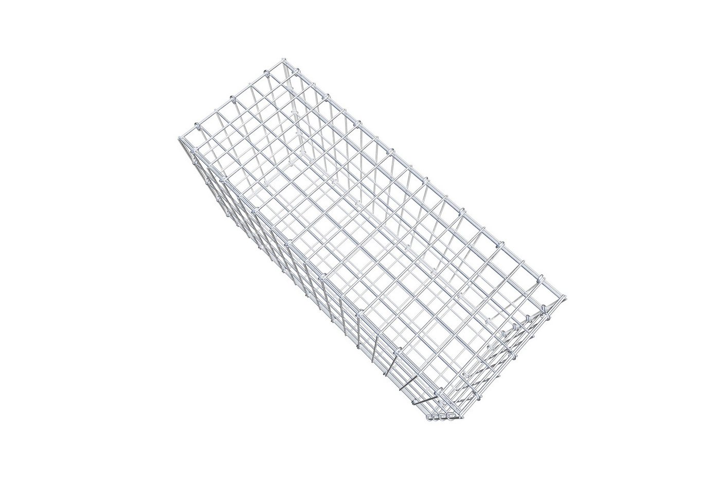 Thumbnail - Gabiona Gabionenzaun Gabione 80 cm x 40 cm x 30 cm (L x H x T), Maschenweite 5 cm x 10 cm, (Gabione 80 cm x 40 cm x 30 c...