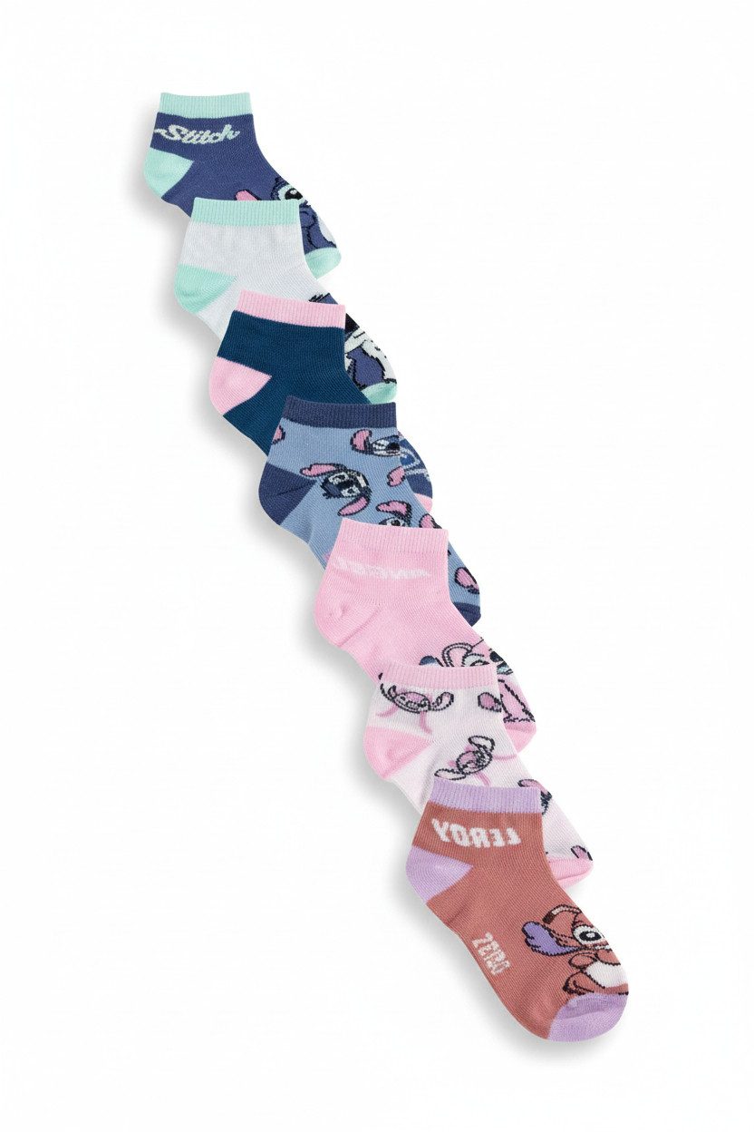 Disney Socken Kurze Socken im Set – Stitch (Set)