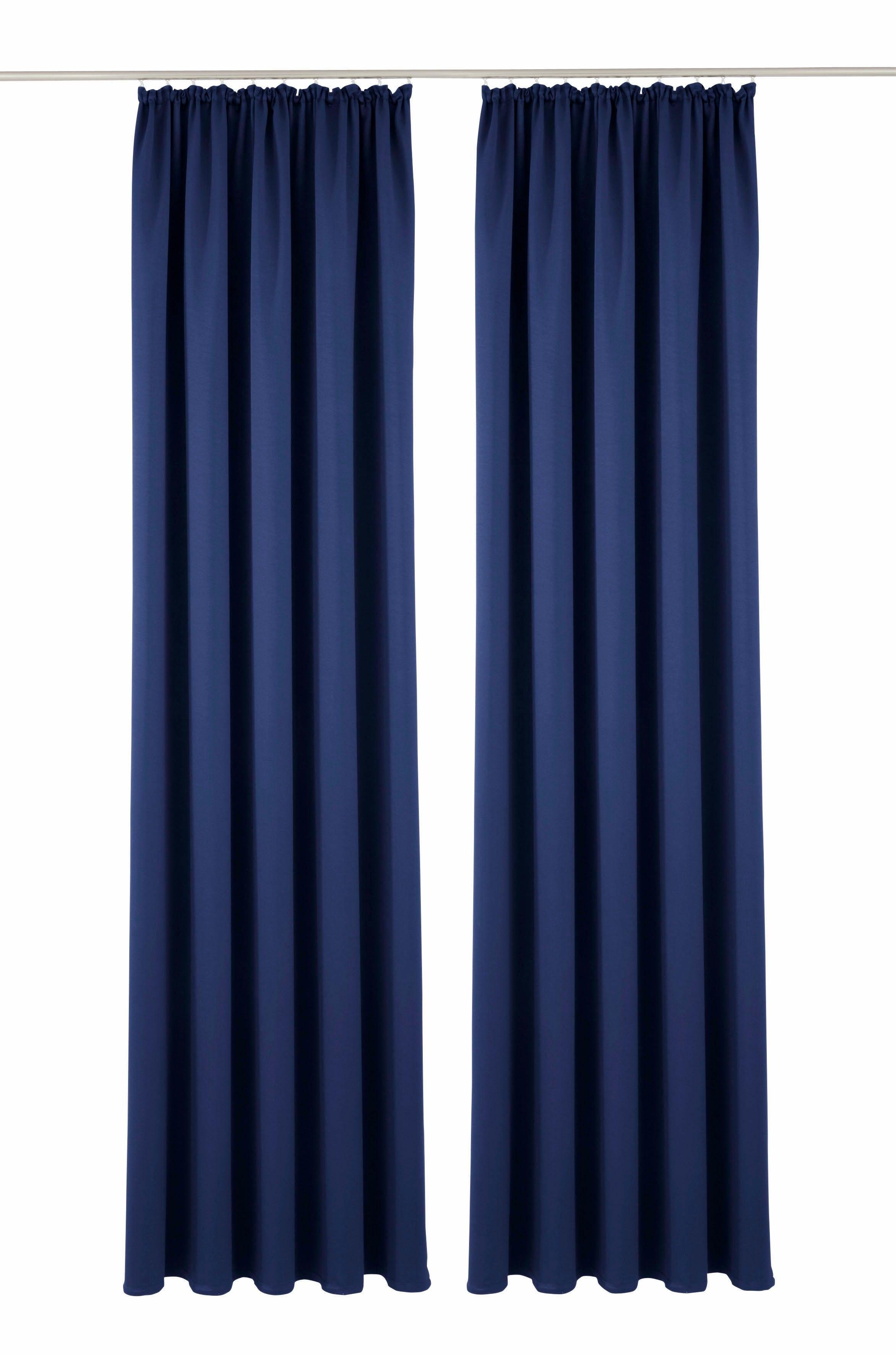 OTTO home Verdunkelungsvorhang Solana, Gardinen mit Kräuselband, verdunkelnd, 2er Set, Topseller (2 St), Kräuselband, verdunkelnd, 2er-Set Verdunklungsvorhang m – Bild 2 von 5