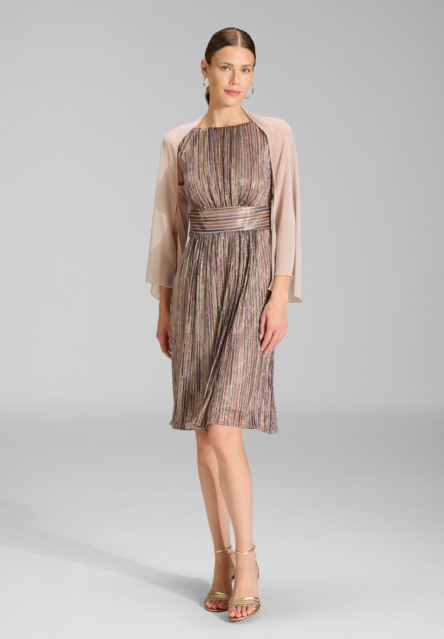 SWING Schal - Stola aus Chiffon, Lockere Passform