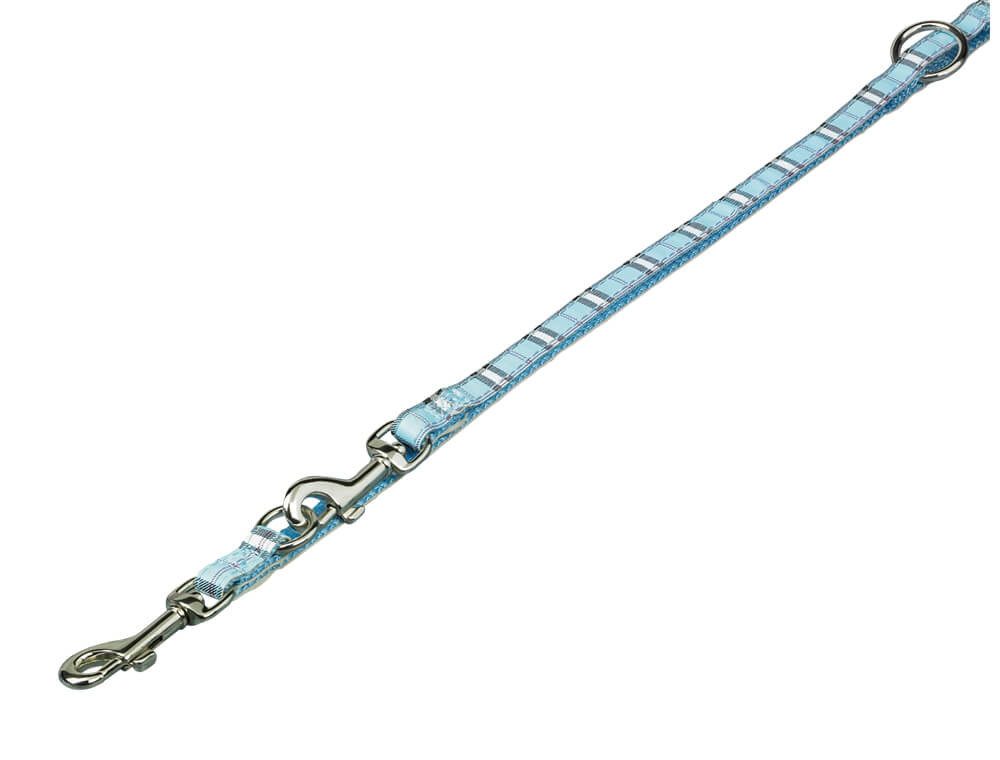 Nobby Hundeleine Führleine Tartan, hellblau