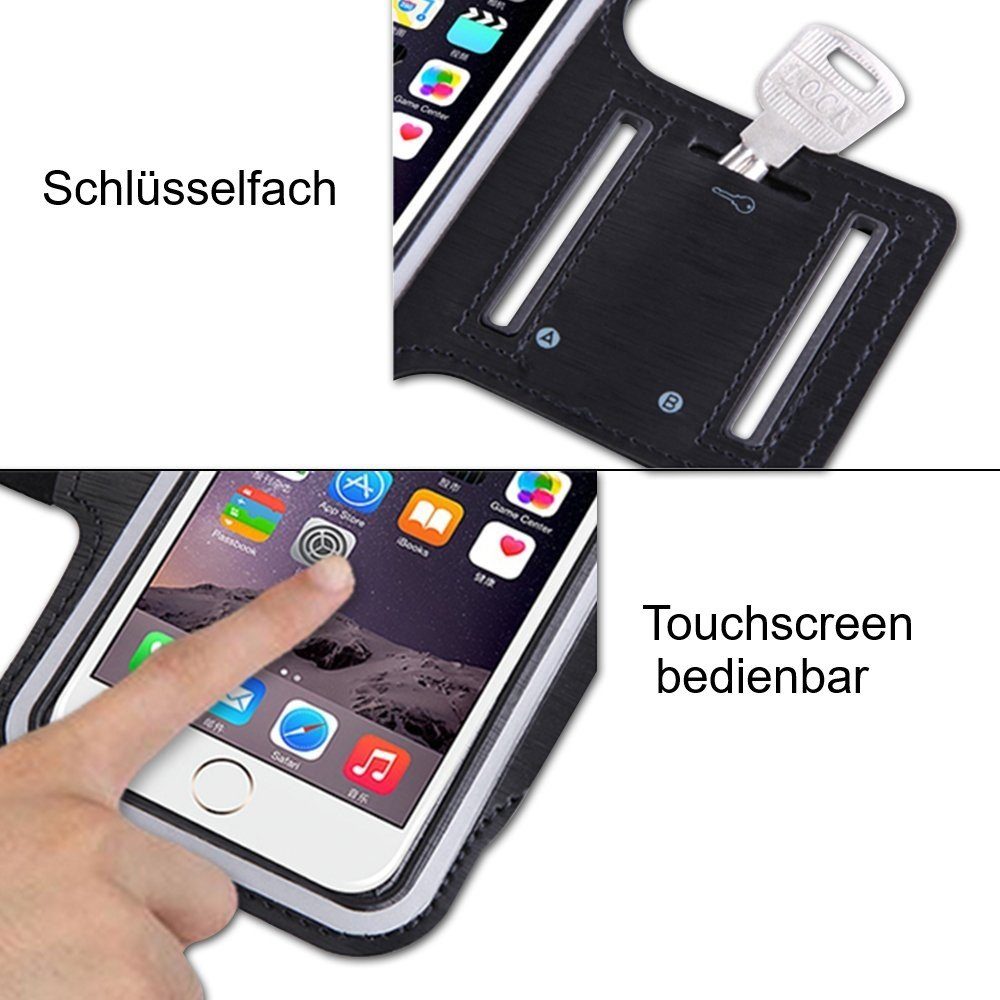 CoverKingz Handyhülle Xiaomi Mi 9 Handy Armband Sportarmband Tasche Schlüsselfach Armtasche