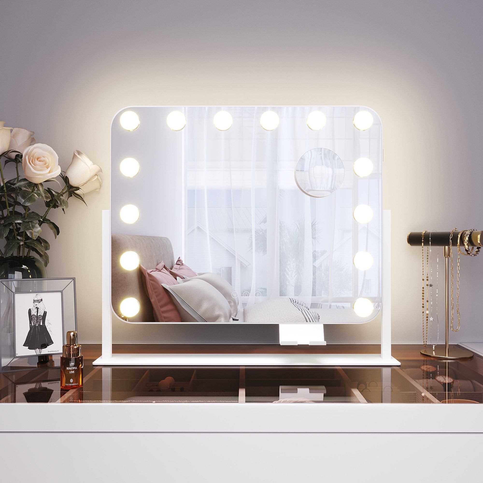 SONNI Schminkspiegel Schminkspiegel mit beleuchtung, Make-up, günstig online kaufen