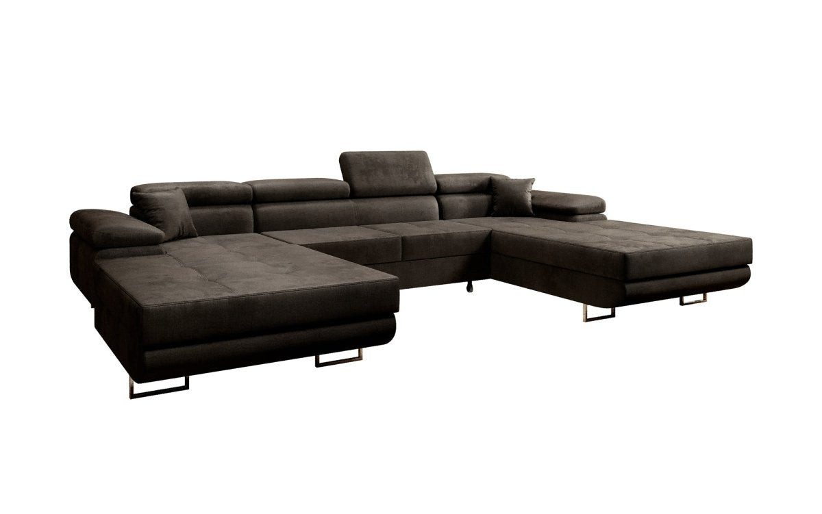 Luxusbetten24 Schlafsofa Designer Sofa Calvera U, günstig online kaufen