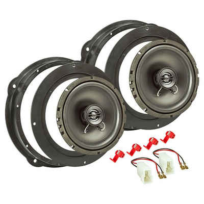 tomzz Audio TA16.5-Pro Lautsprecherset passt für Audi A1 A3 A4 A5 A6 A7 A8 Q3 Q5 T Auto-Lautsprecher