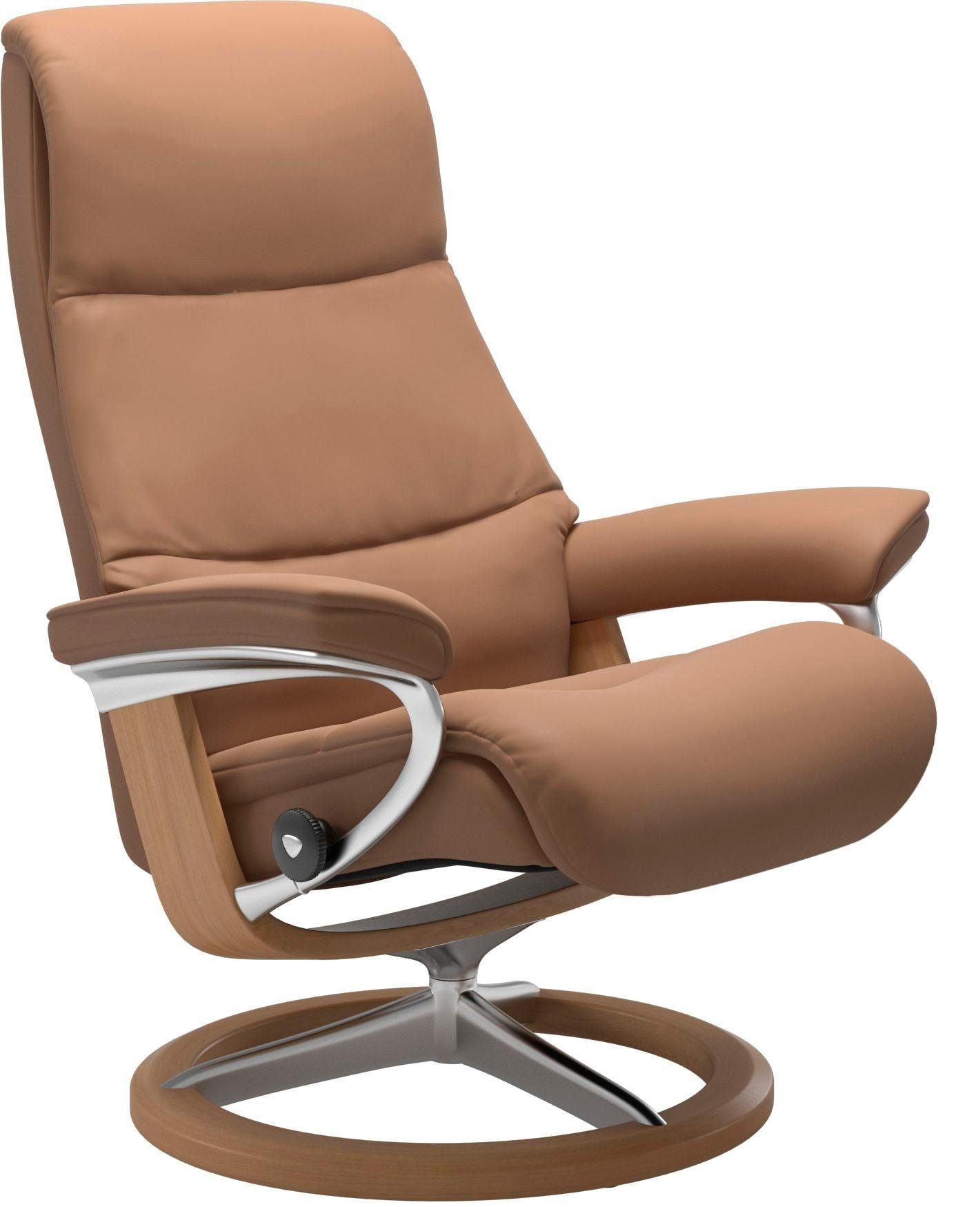 Base, Stressless® Eiche Größe View, Signature mit Relaxsessel L,Gestell