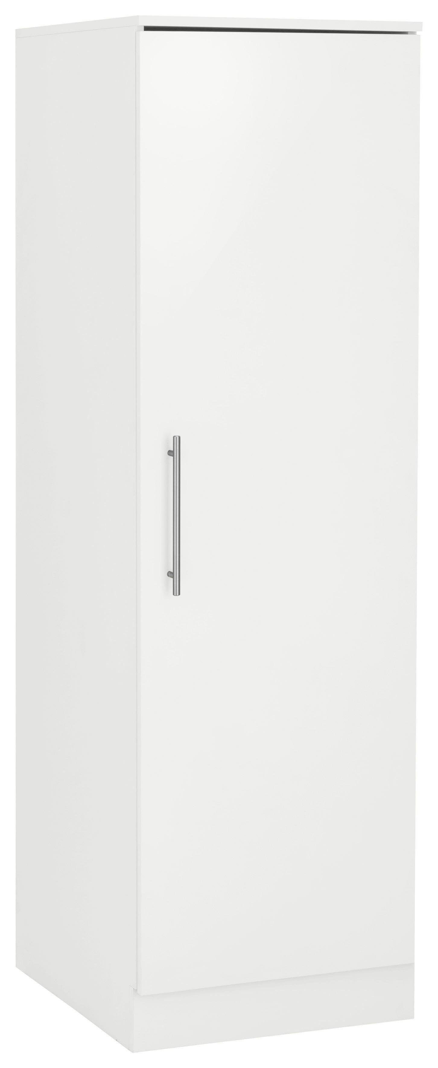 wiho Küchen Seitenschrank Cali 50 cm breit Front: Weiß Glanz, Korpus: weiß | Weiß