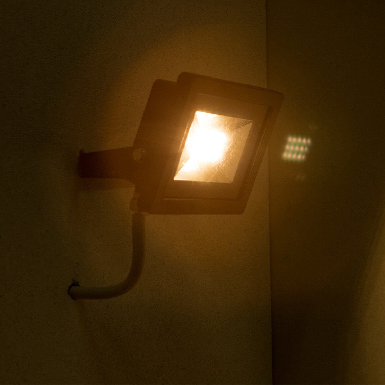 Lighting integriert, Havit Neutralweiß LED Wandstrahler, fest LED