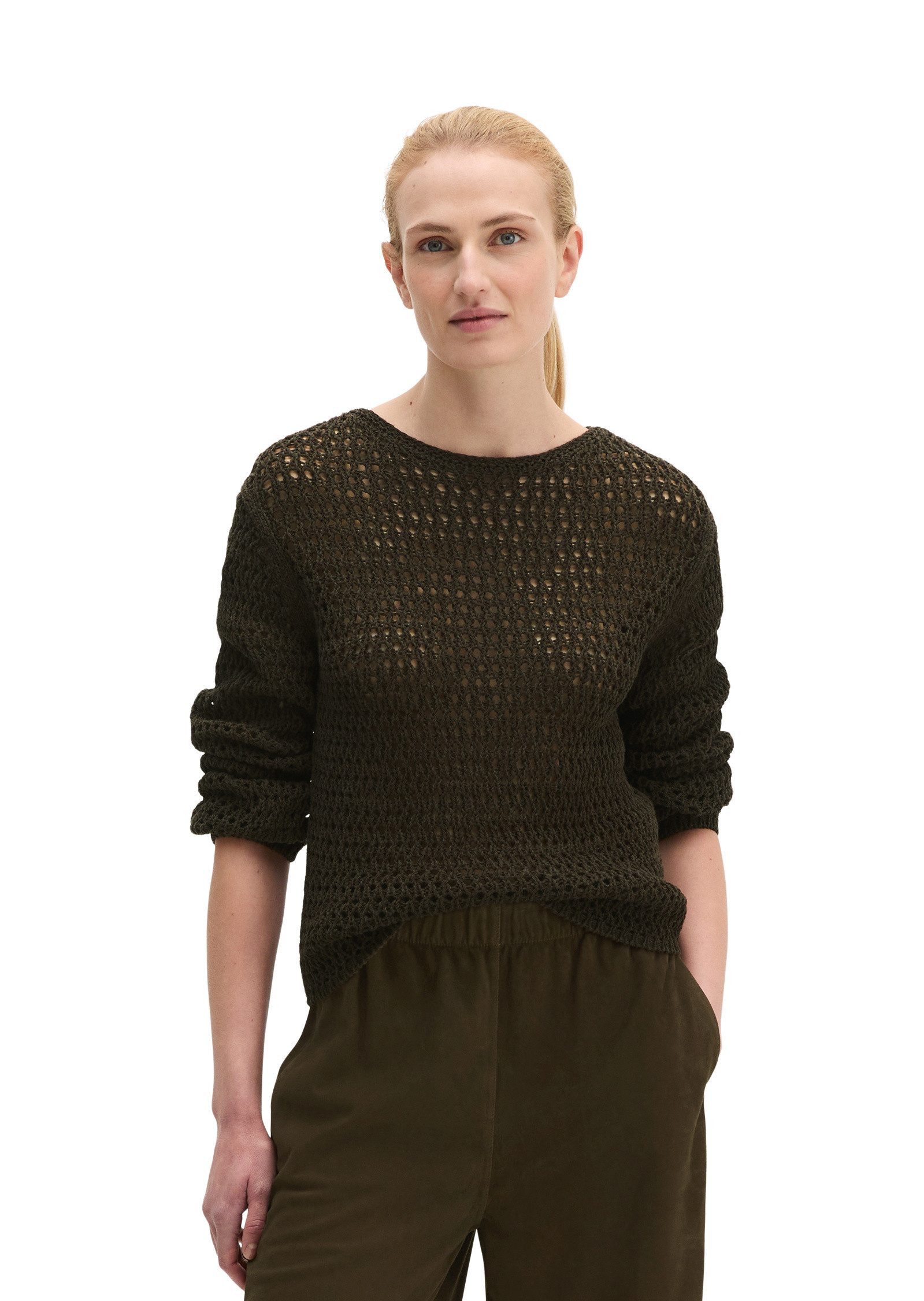 Marc O'Polo Strickpullover aus Bio-Baumwolle-Mix
