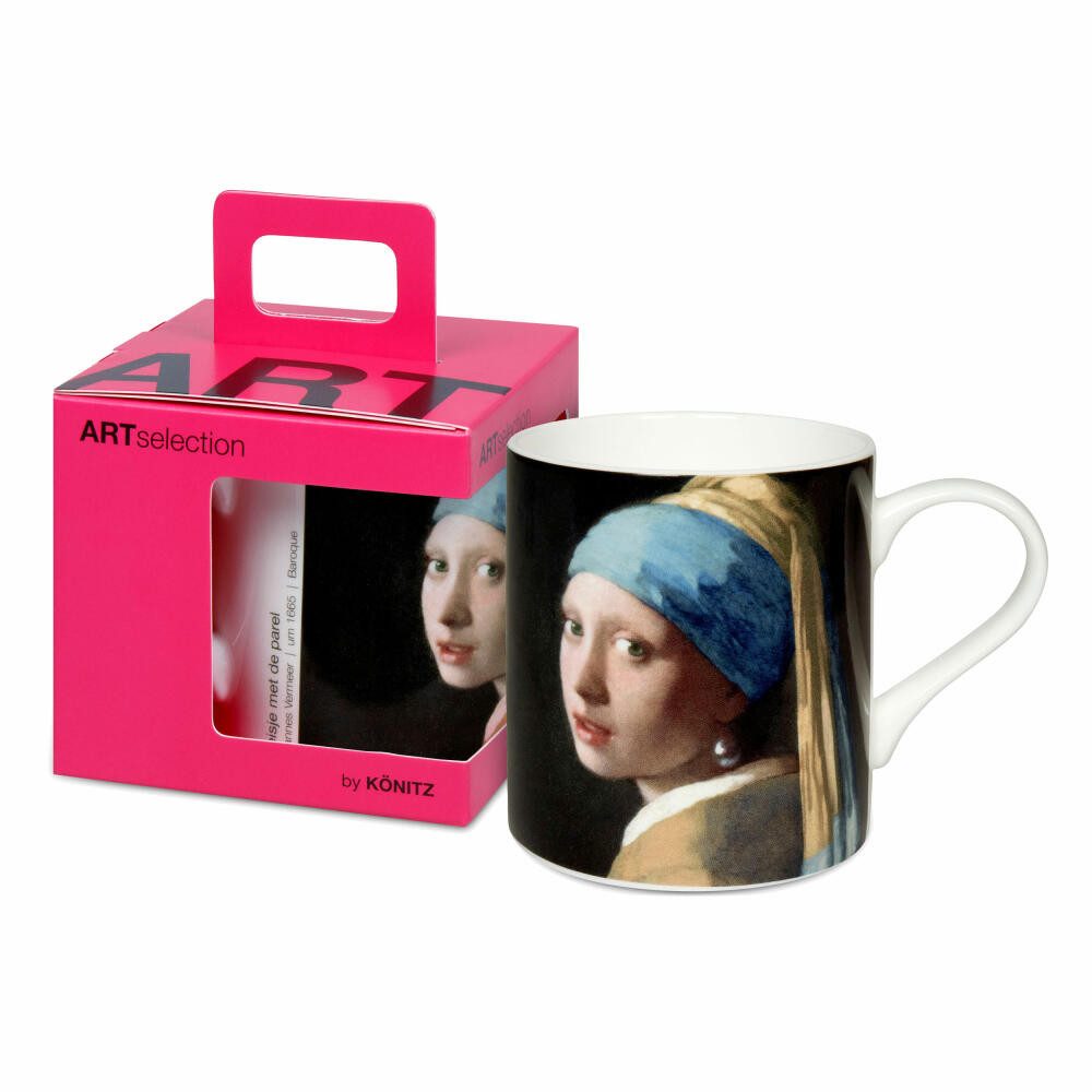 Könitz Becher Mädchen mit dem Perlenohrring - Johannes Vermeer, Bone China