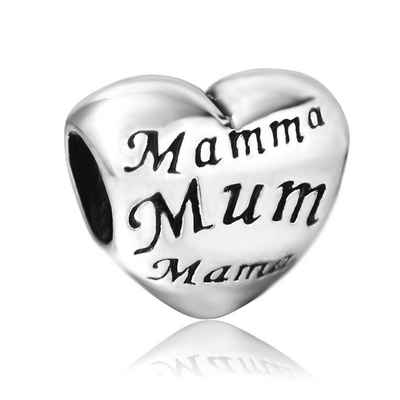 Schmuck-Elfe Bead Mom, Mama, Maman..., 925 Sterling Silber