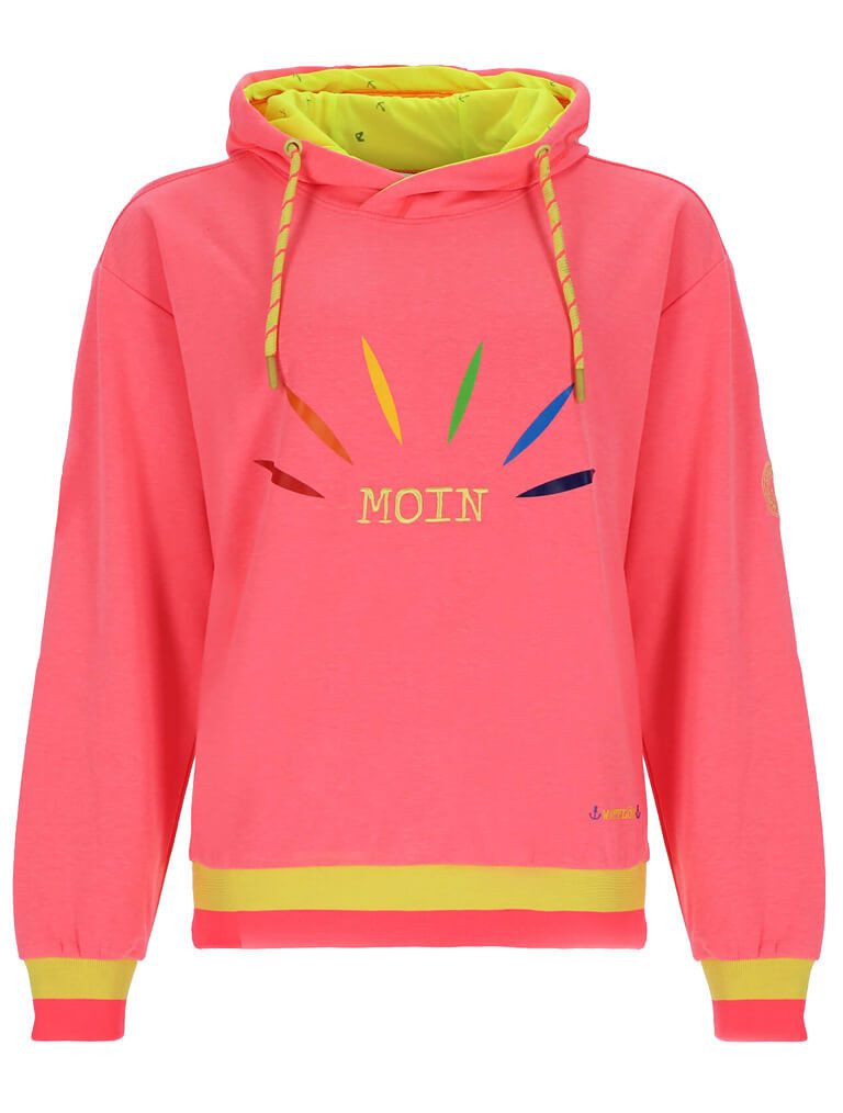 Wattlöper Kapuzenpullover Damen Sweathoody mit bunten günstig online kaufen