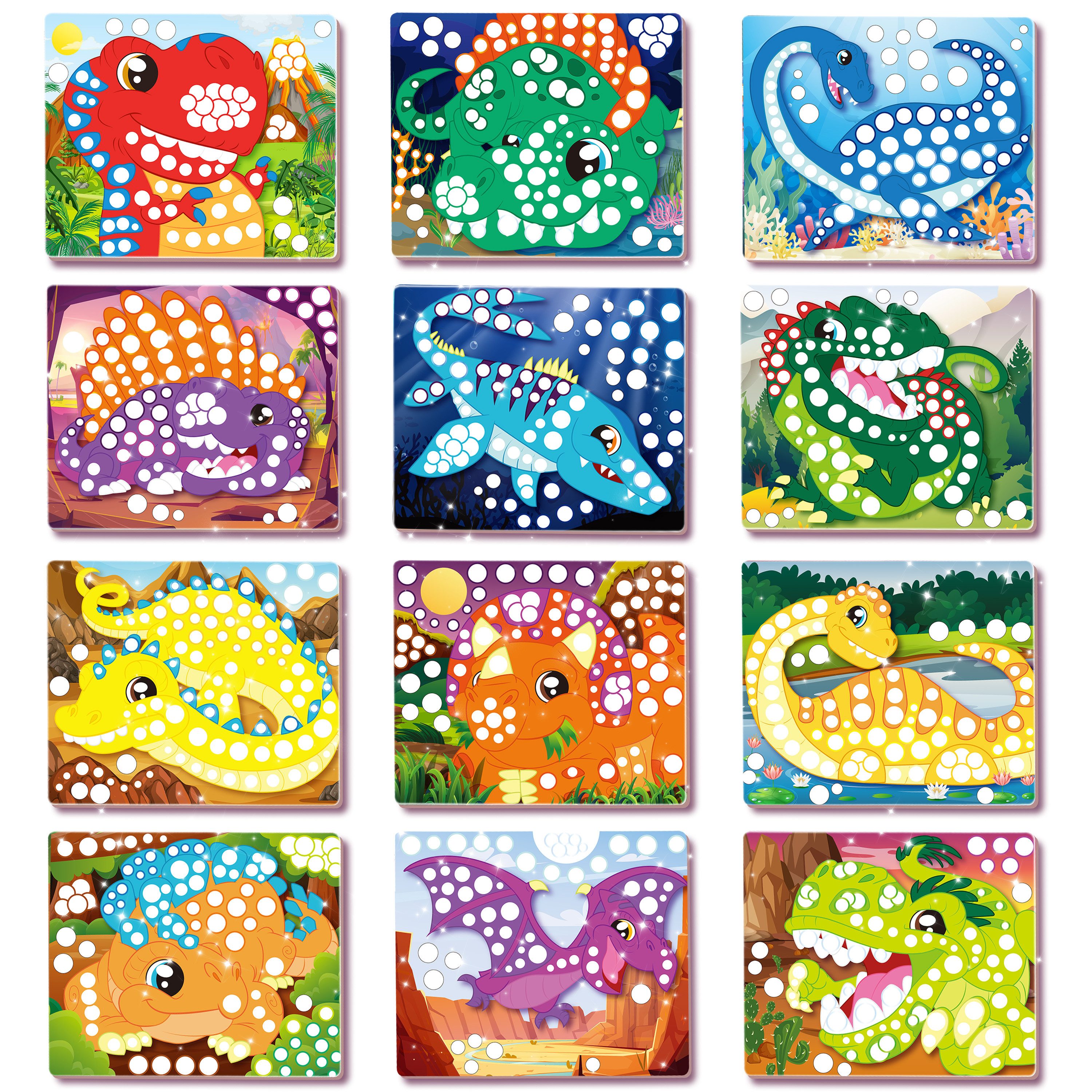 Klever Kits Sticker Klever Kits Dot Art Aktivität, Dot It Einhörner Prinzessinnen