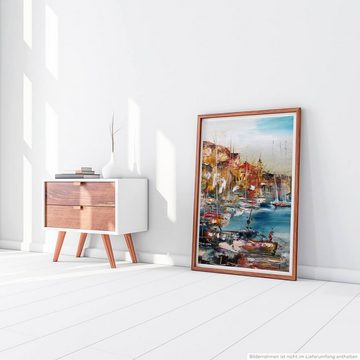 Sinus Art Poster Bild  Küste der Insel Lesbos Griechenland 60x90cm Poster