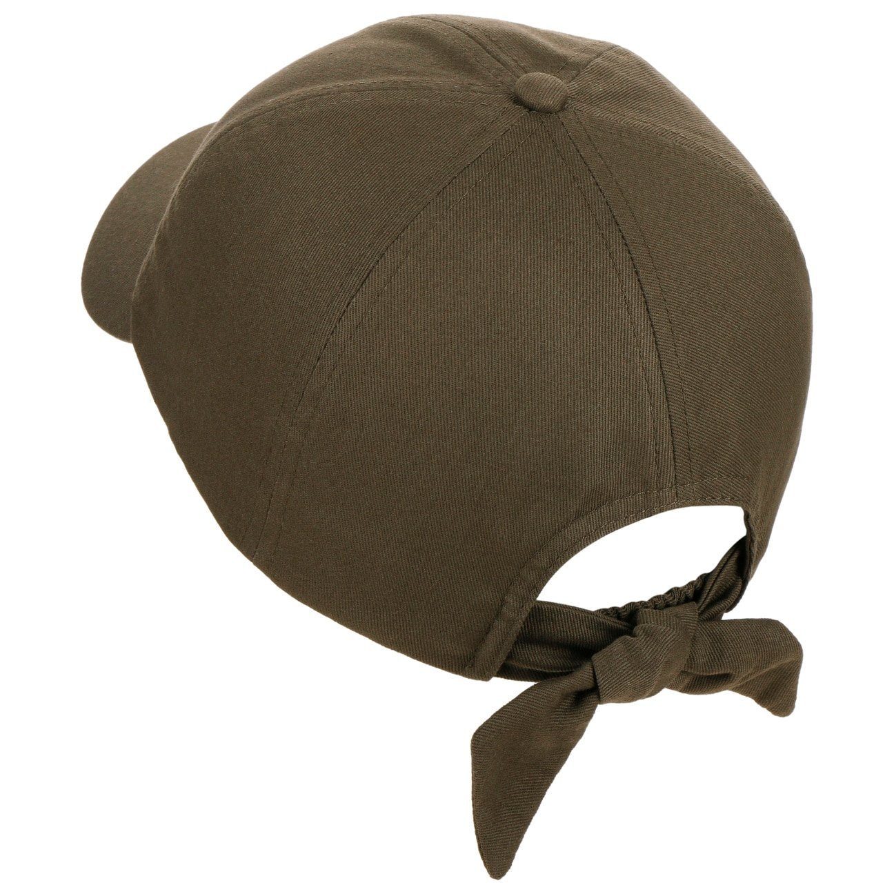 Seeberger Baseball Basecap Cap (1-St) Schirm oliv mit