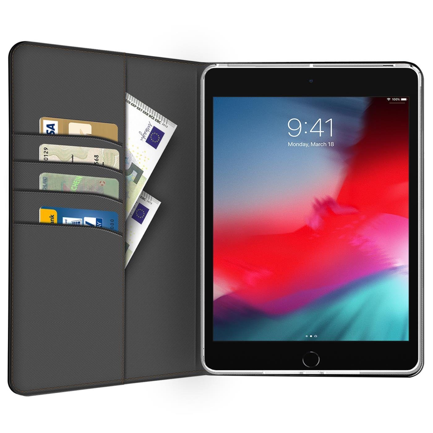 CoolGadget Tablet-Hülle Book Case Tablet Tasche für iPad Mini 5 (2019) 20,1 cm (7,9 Zoll), Hülle Klapphülle Cover für Apple iPad Mini 5 Schutzhülle