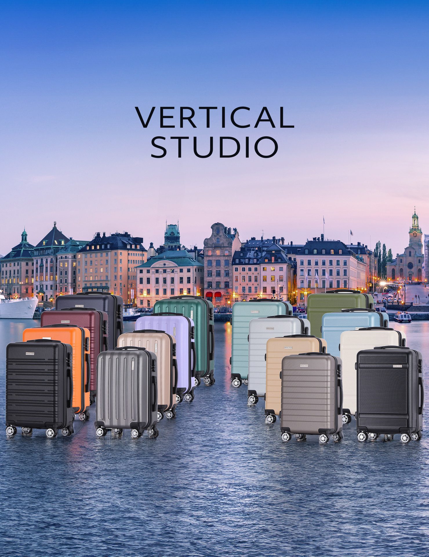 VERTICAL STUDIO Handgepäck-Trolley 20" rollbarer Handgepäck Koffer, 4 Rolle günstig online kaufen