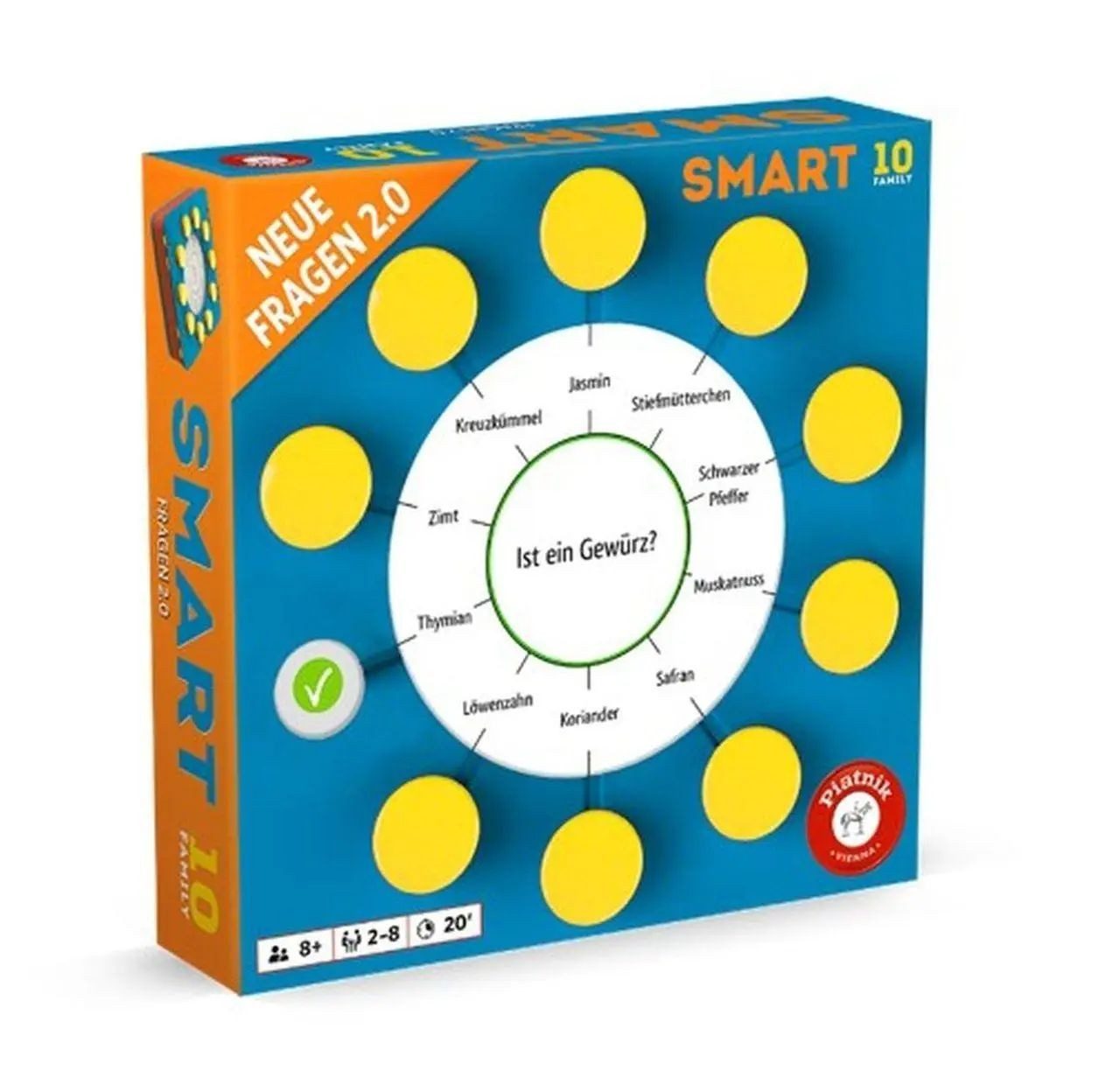 Piatnik Spiel Smart 10 Family - Neue Fragen 2.0