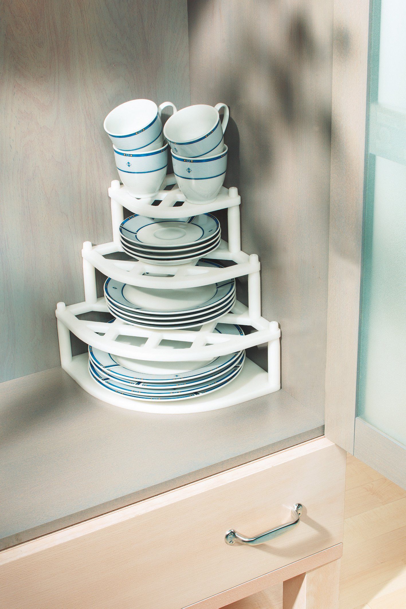 Ruco Eckregal, Set 2-tlg., Tellerstapler, Kunststoff günstig online kaufen