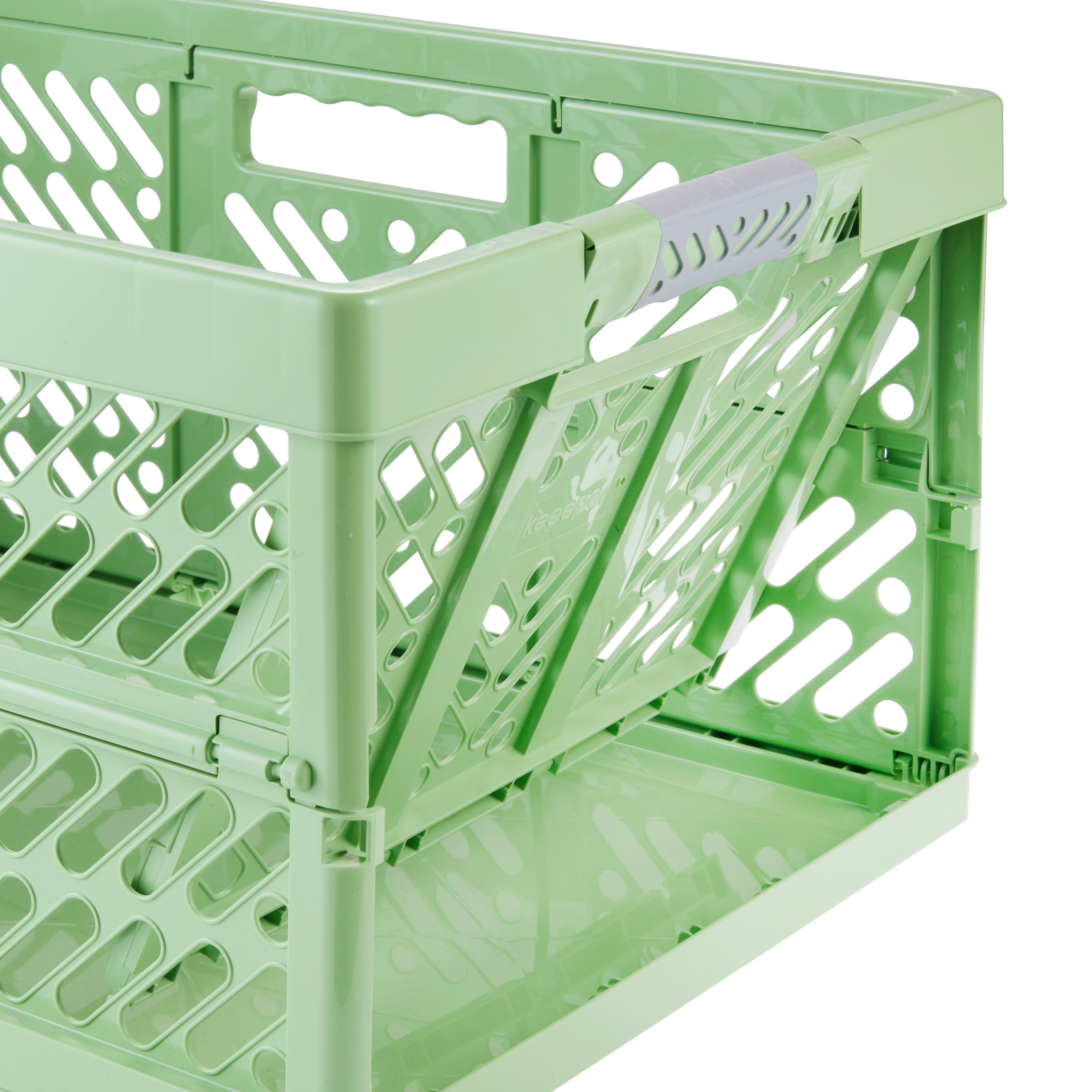 keeeper Klappbox ben eco, Profi-Klappbox mit Softgriffen, 54 x 37 x 28 cm, 45 l, 45 l, Soft-Touch-Griffe, zusammenklappbar