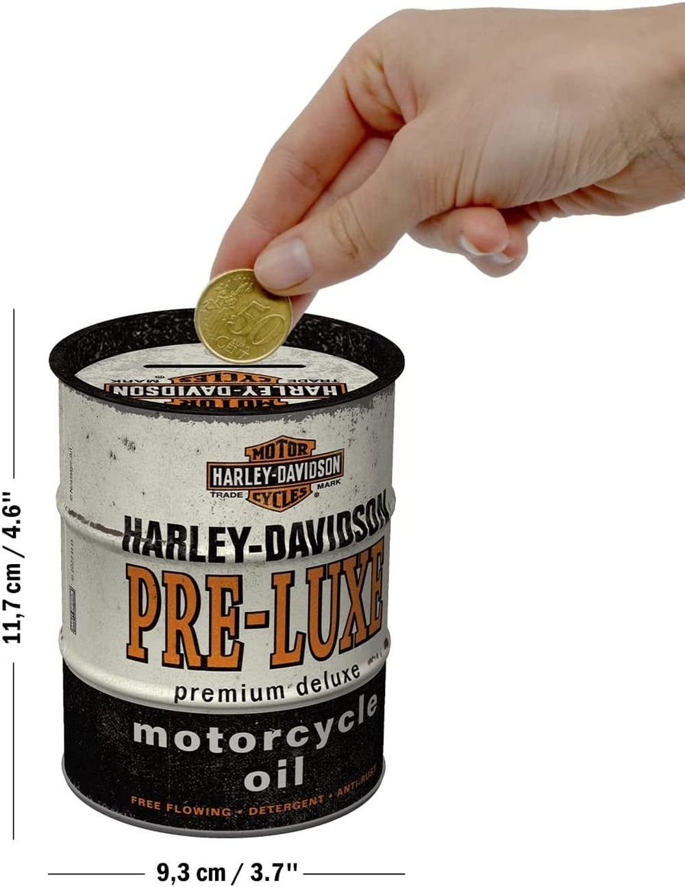 Nostalgic-Art Spardose Metall Spardose Sparbüchse Sparschwein - Harley-Davi günstig online kaufen