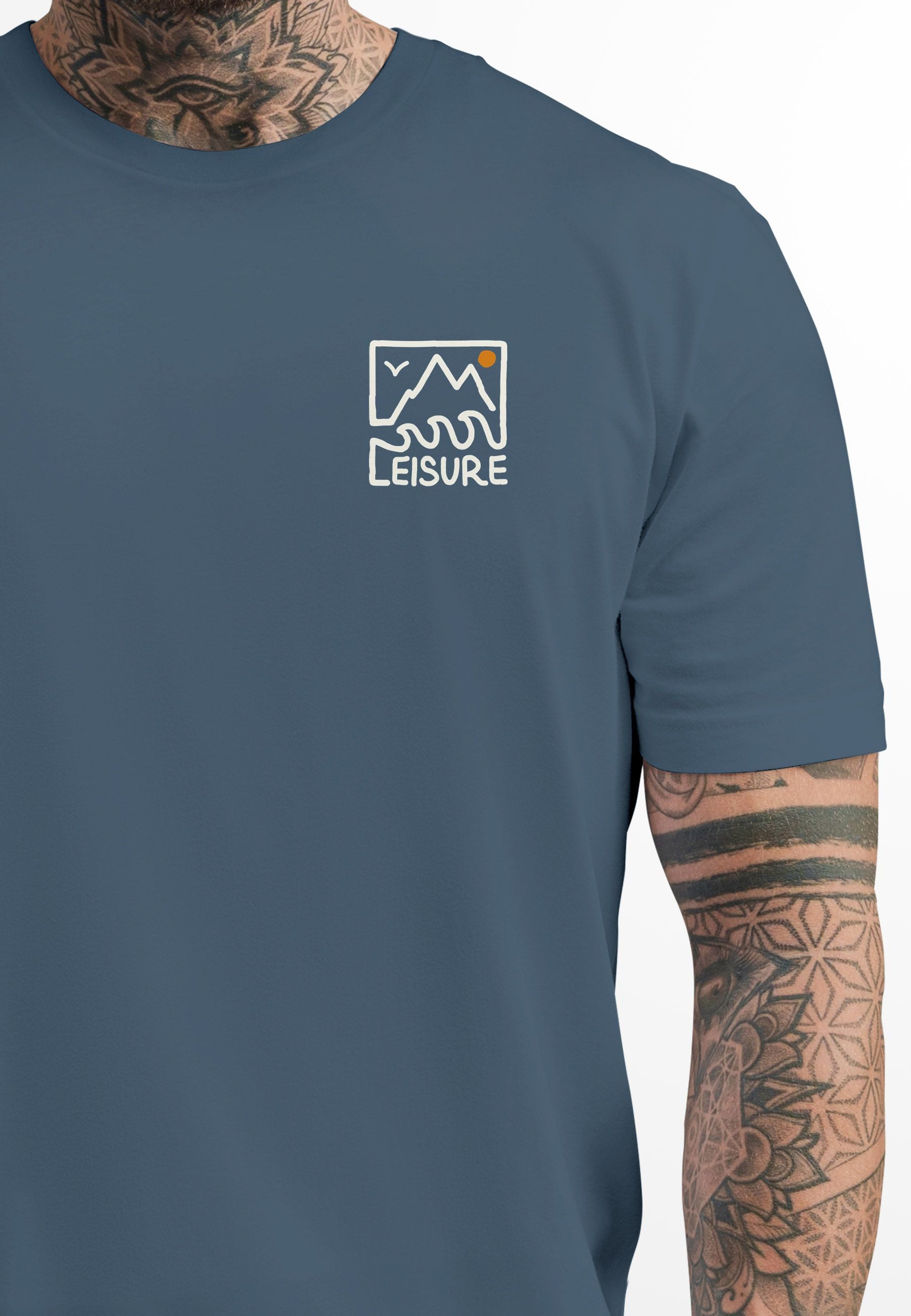Neverless Print-Shirt Herren T-Shirt Wandern Berge günstig online kaufen