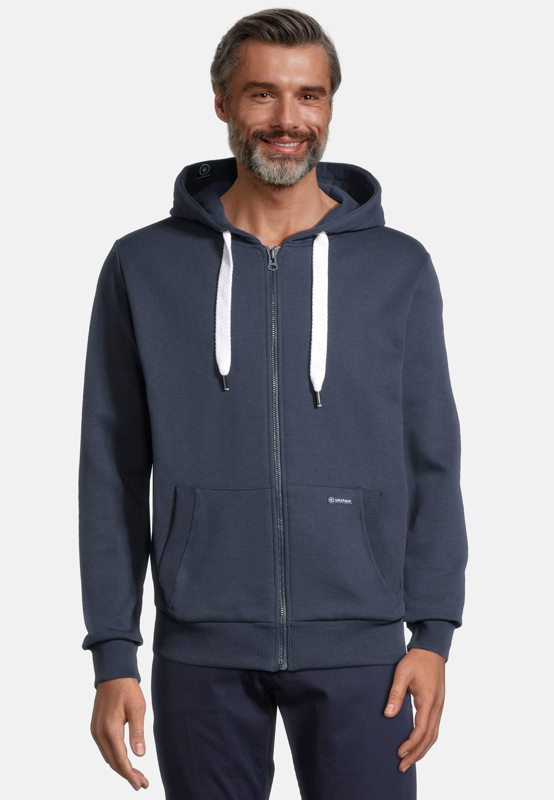 salzhaut Sweatjacke BREKER Herren normale Passform günstig online kaufen