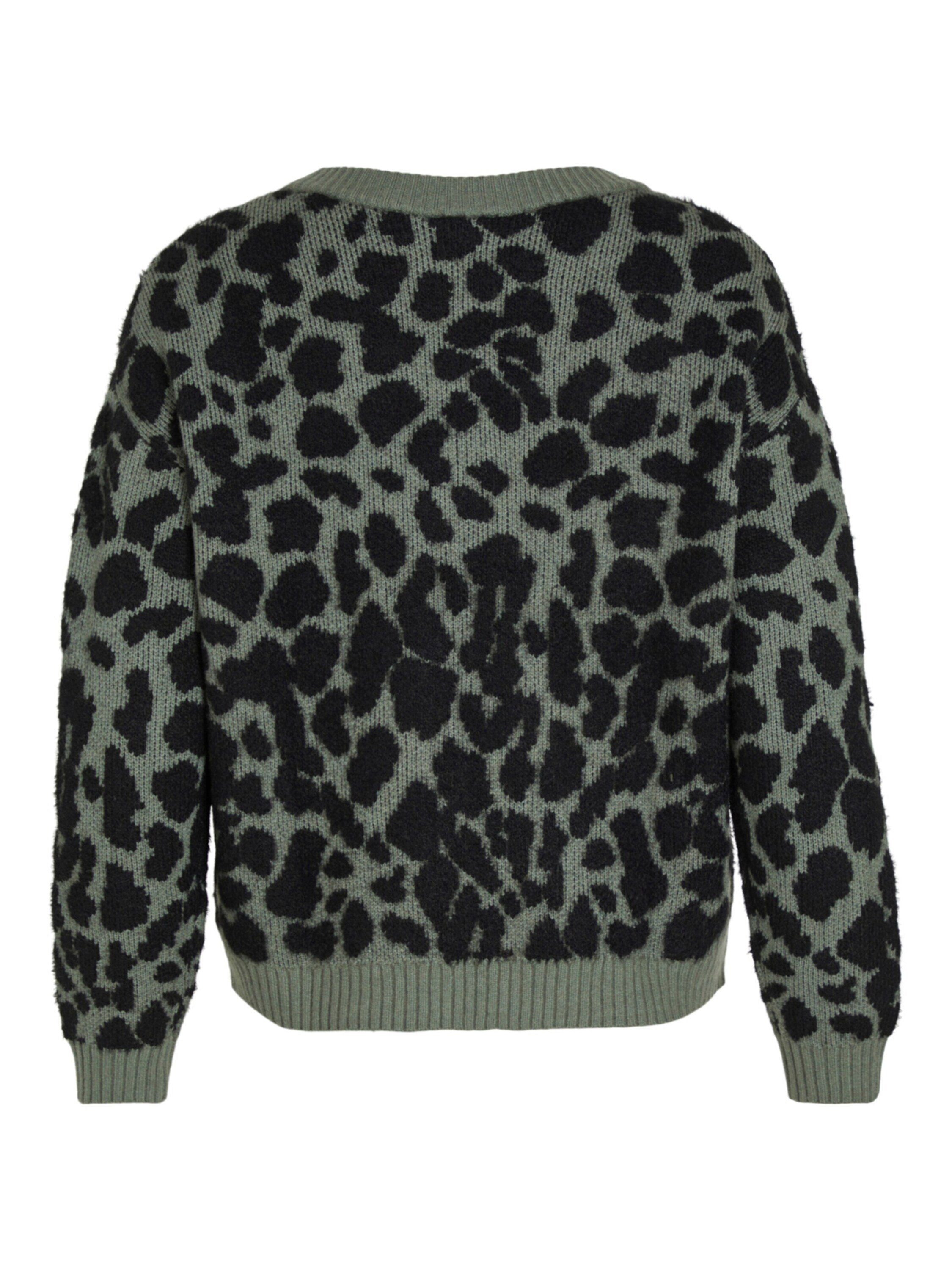 Vila Strickpullover Ril (1-tlg) Plain/ohne Details