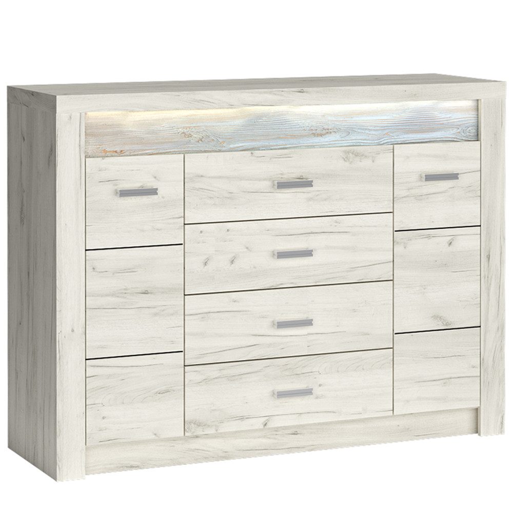 Lomadox Sideboard INGENIO-161, Kommode Anrichte Highboard Schrank Wohnzimme günstig online kaufen
