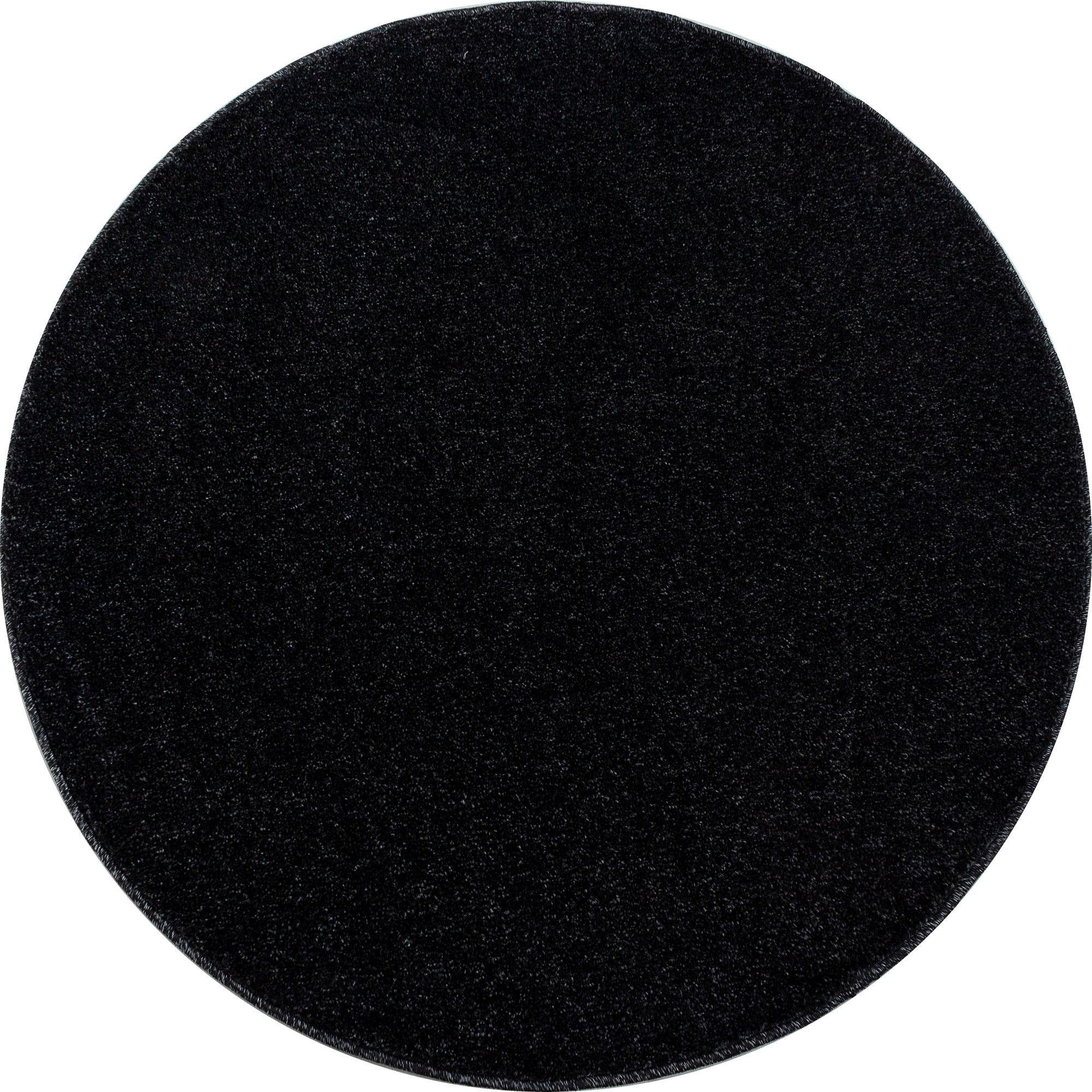 Ayyildiz Teppiche Teppich ATA, rund, Höhe: 10 mm, Kurzflor, uni, große Farb günstig online kaufen