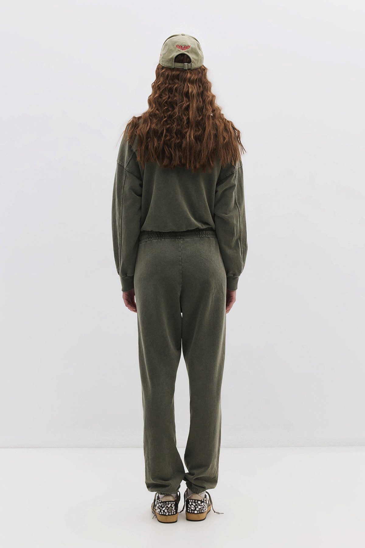 No Matter What Sweatponcho Jogginghose mit elastischem Bund