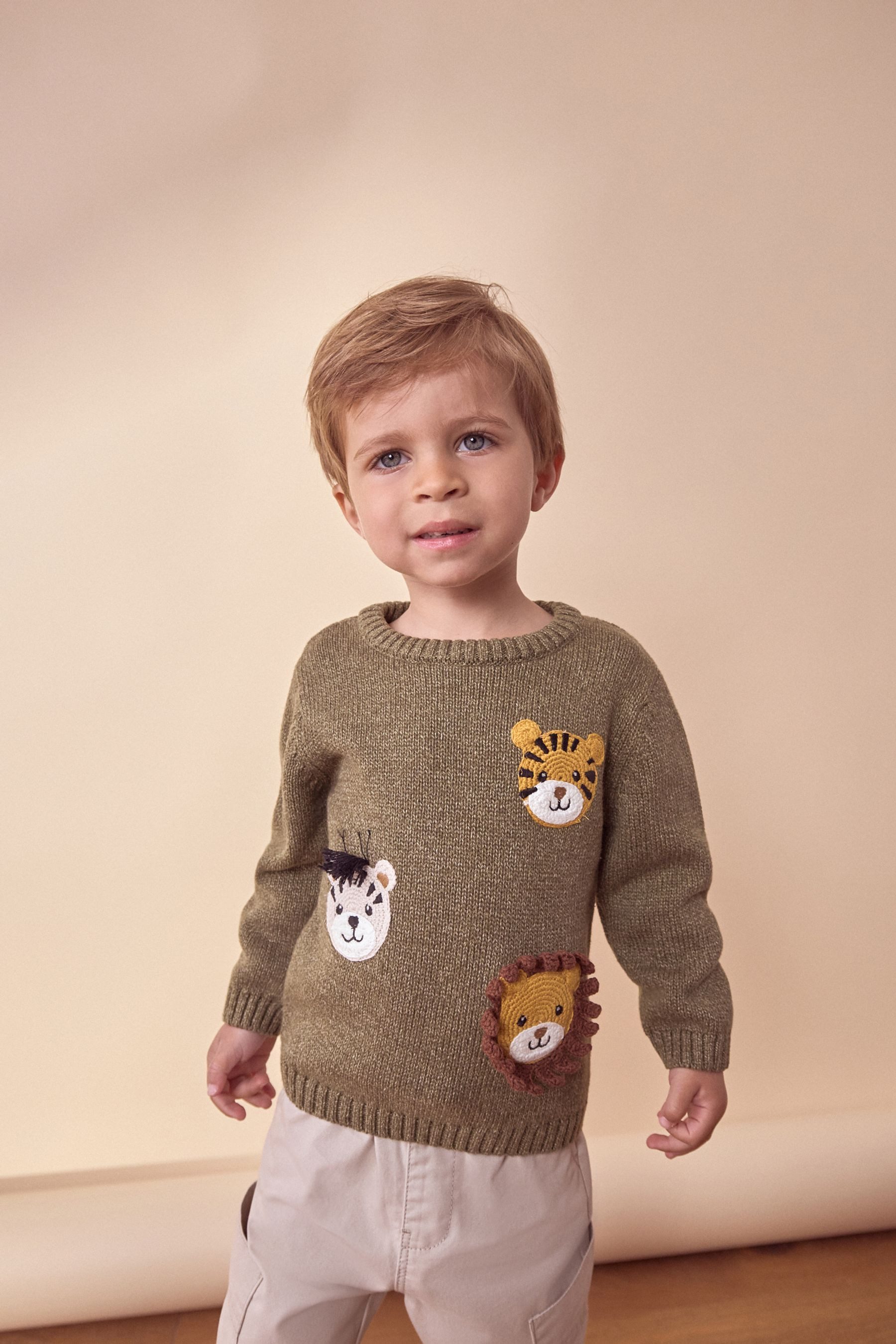 Next Rundhalspullover Strickpullover mit Rundhalsausschnitt (1-tlg)