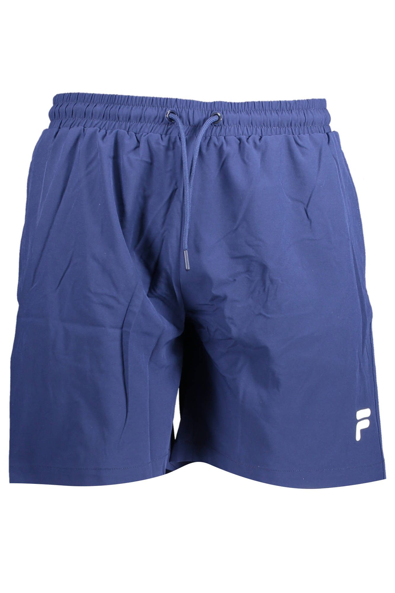Fila Badeshorts Herren-Bade-Boxershorts Blau – Taschen, Innenslip & Kordelzug