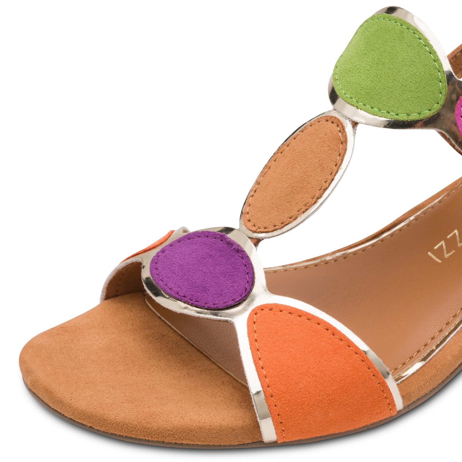 MARCO TOZZI Sandalette, Blockabsatz, Sommerschuh, Riemchensandale mit verstellbarer Schnalle