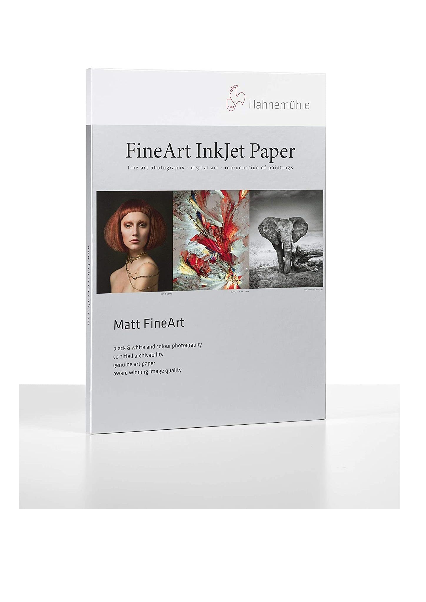 Hahnemühle Fotopapier Matt FineArt smooth Photo Rag Inkjet Foto-Papier A4 21x29,7cm, 25 Blatt