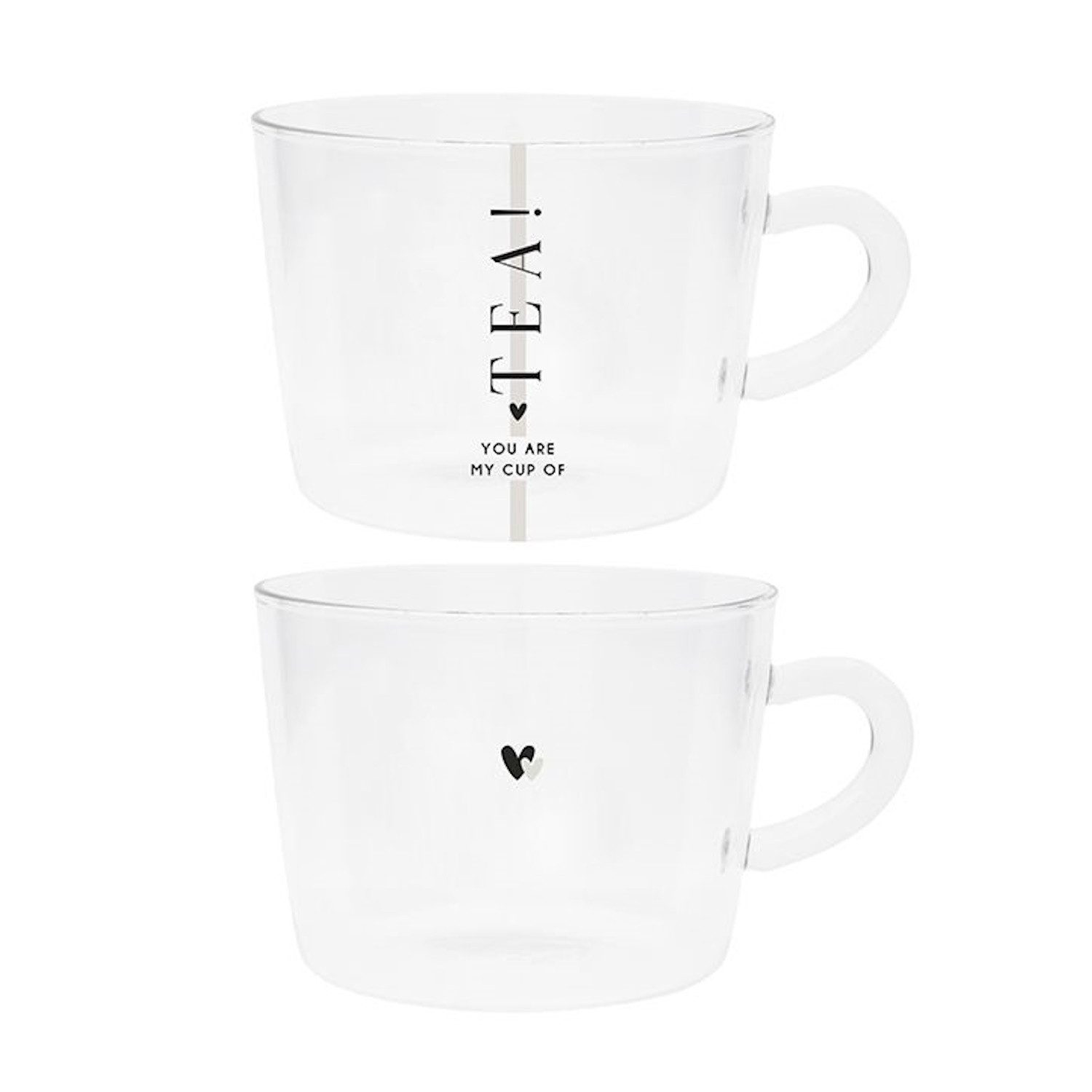 Tasse Transparent, Durchmesser 10 cm