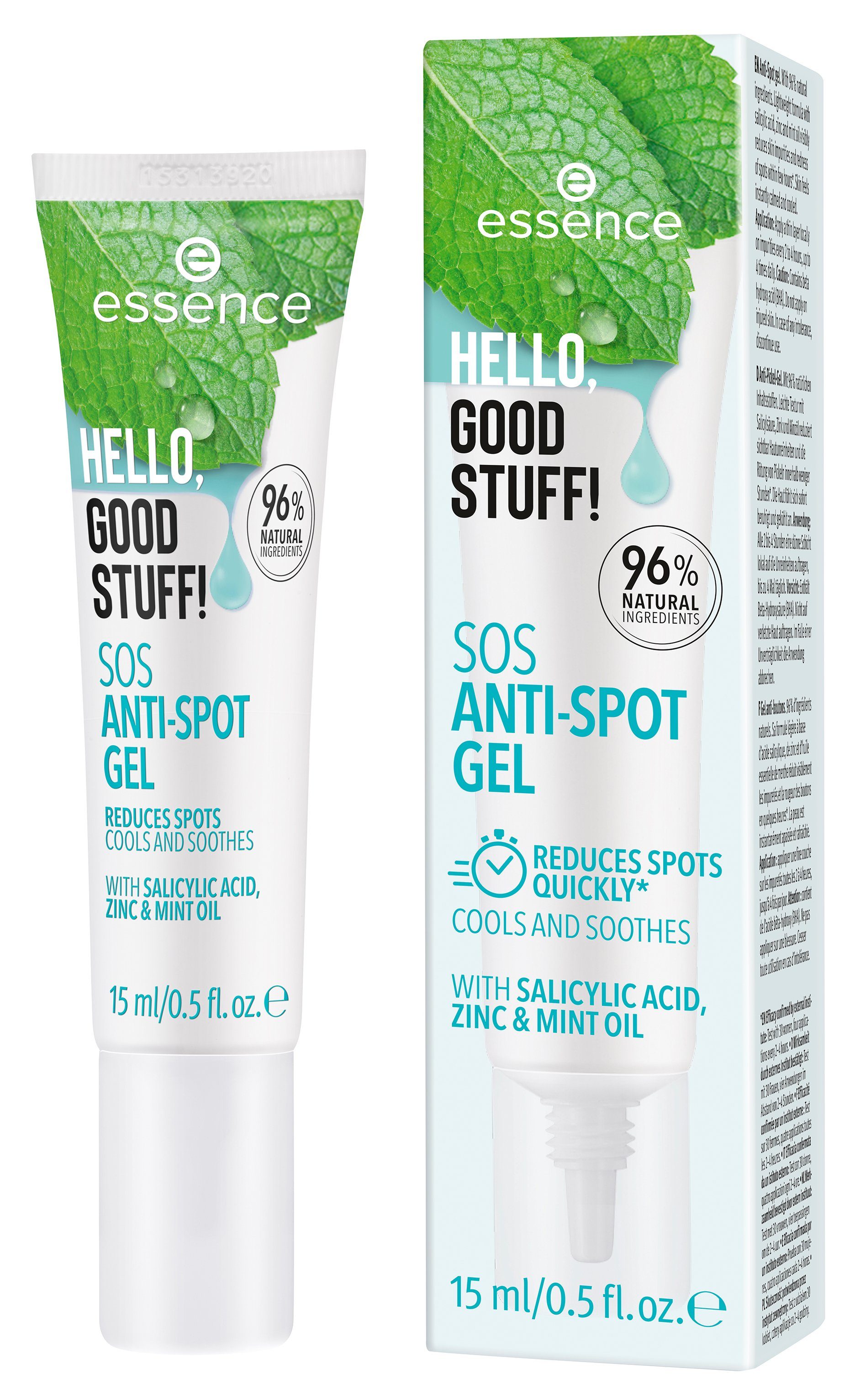 GOOD GEL Essence SOS ANTI-SPOT Set, Gesichtsmaske HELLO, STUFF!